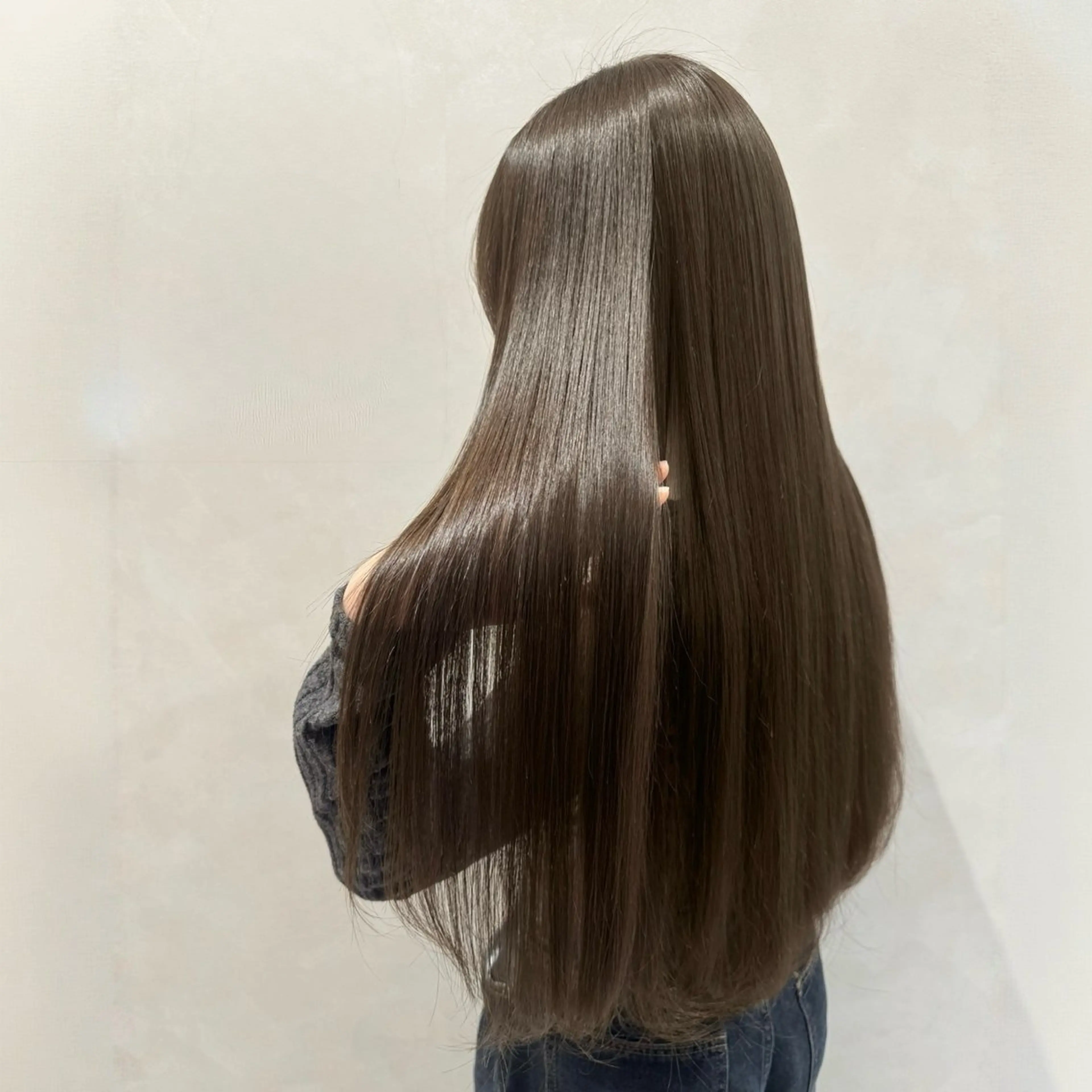 ロング カラー カット ヘアカラー トリートメント 🎀髪質改善×韓国レ イヤー×透明感/米田のヘアスタイル