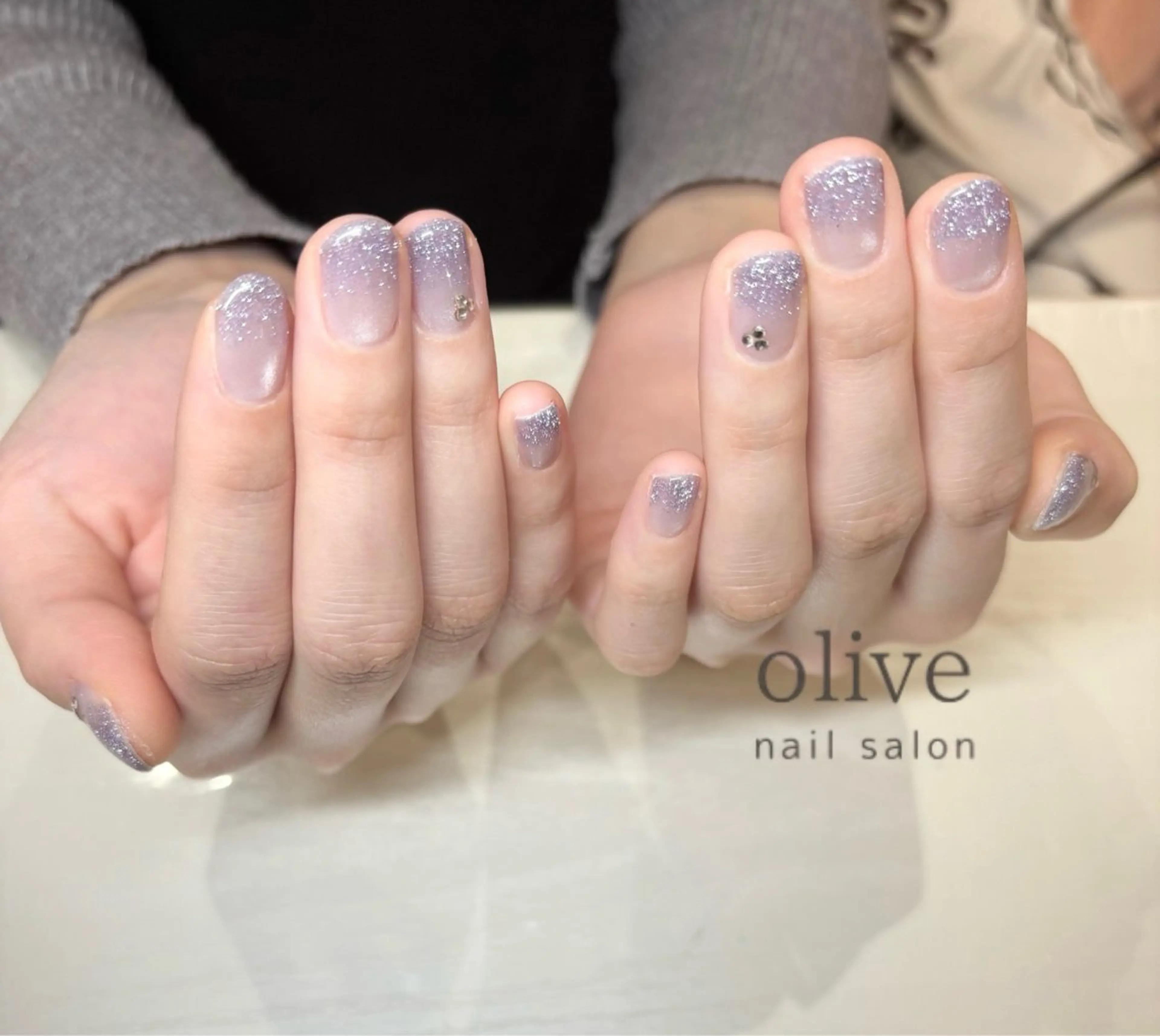 ネイル ラメ(グリッター) nail salon oliveのネイルデザイン