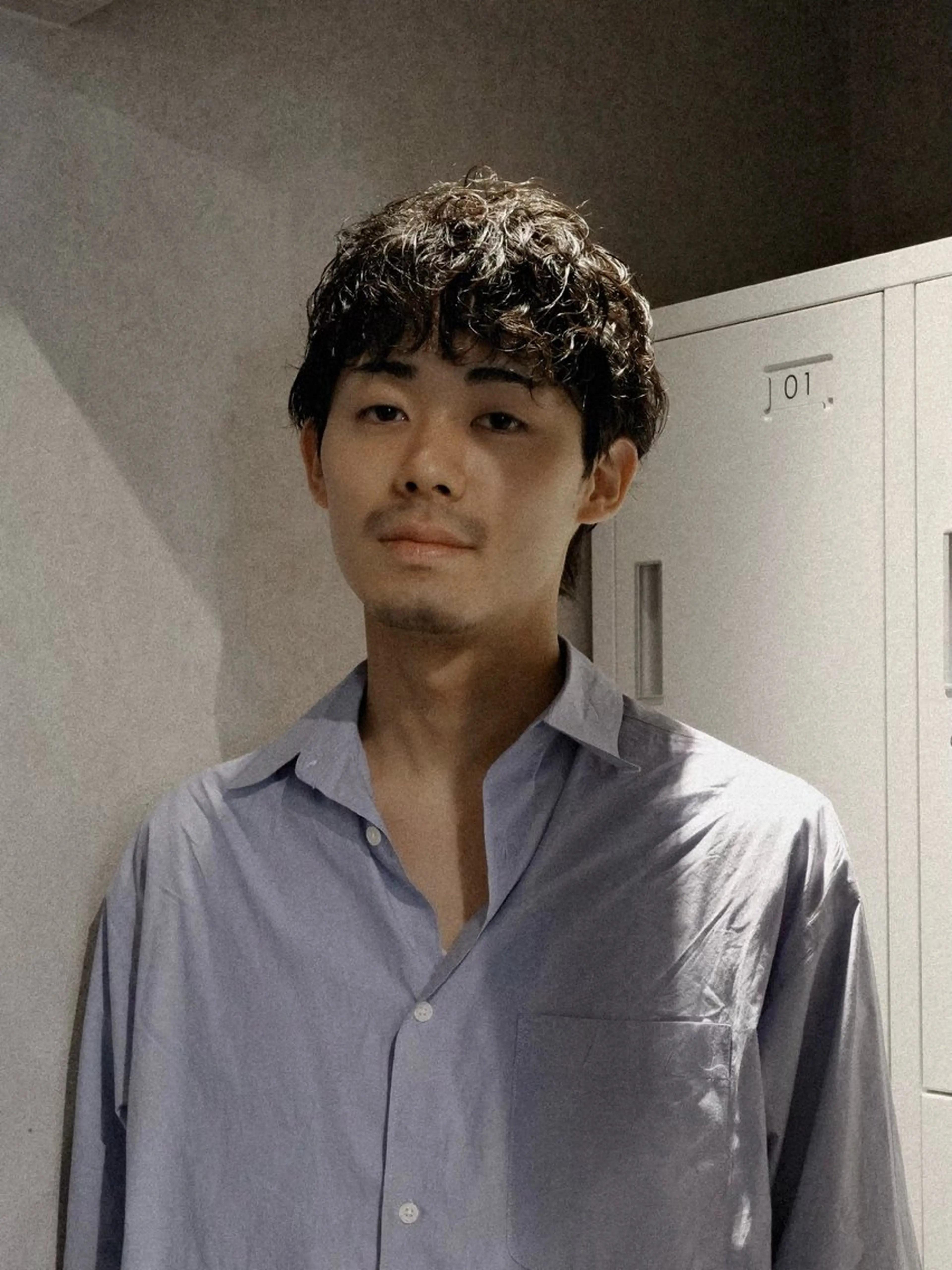 ショート パーマ くせ毛 外国人風カラー カット パーマ お洒落カジュアル🍃 まなとのヘアスタイル