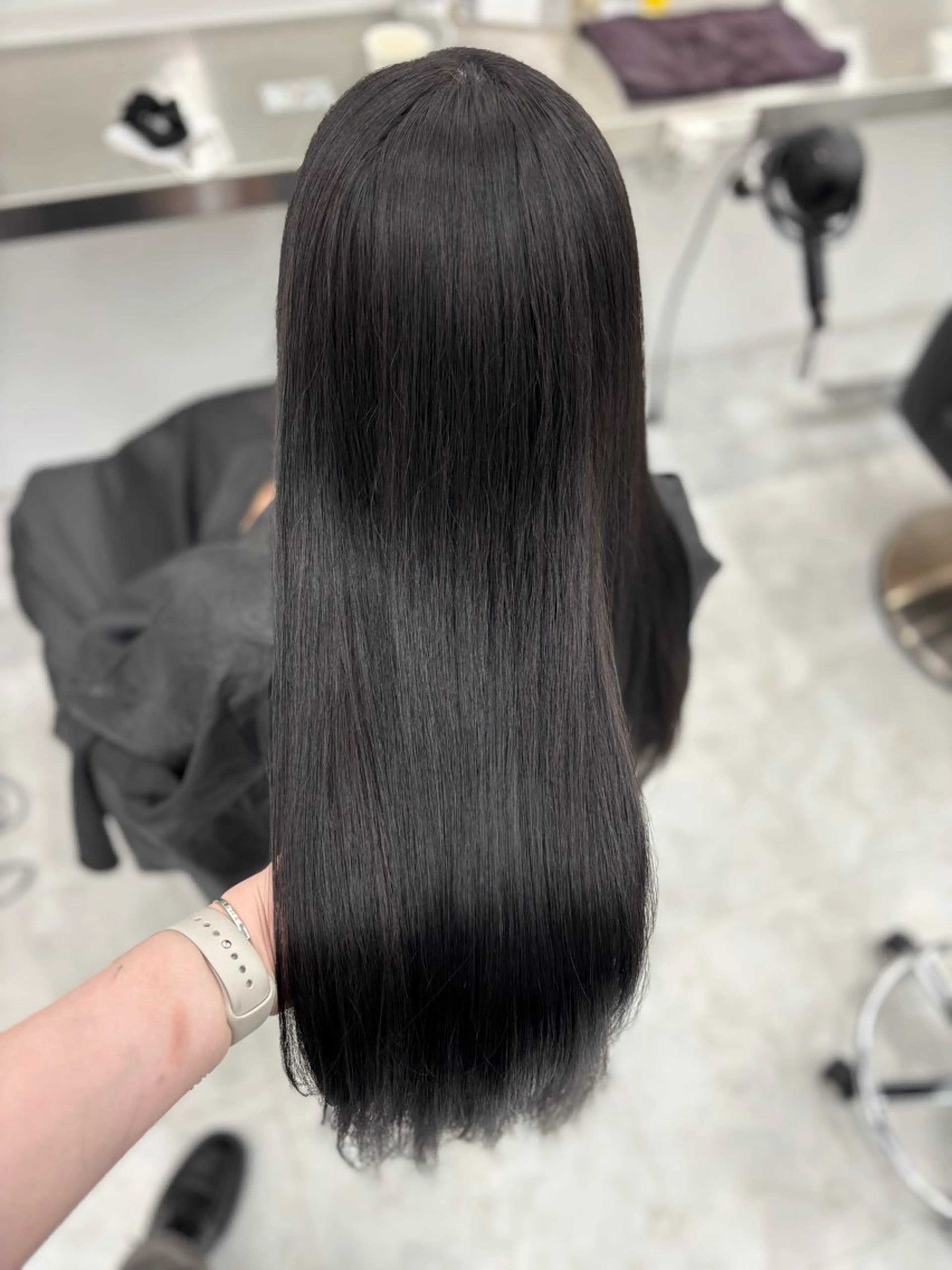 ロング カラー カット ヘアカラー 韓国風暗髪ヘア🤍 🫧MIREIのヘアスタイル