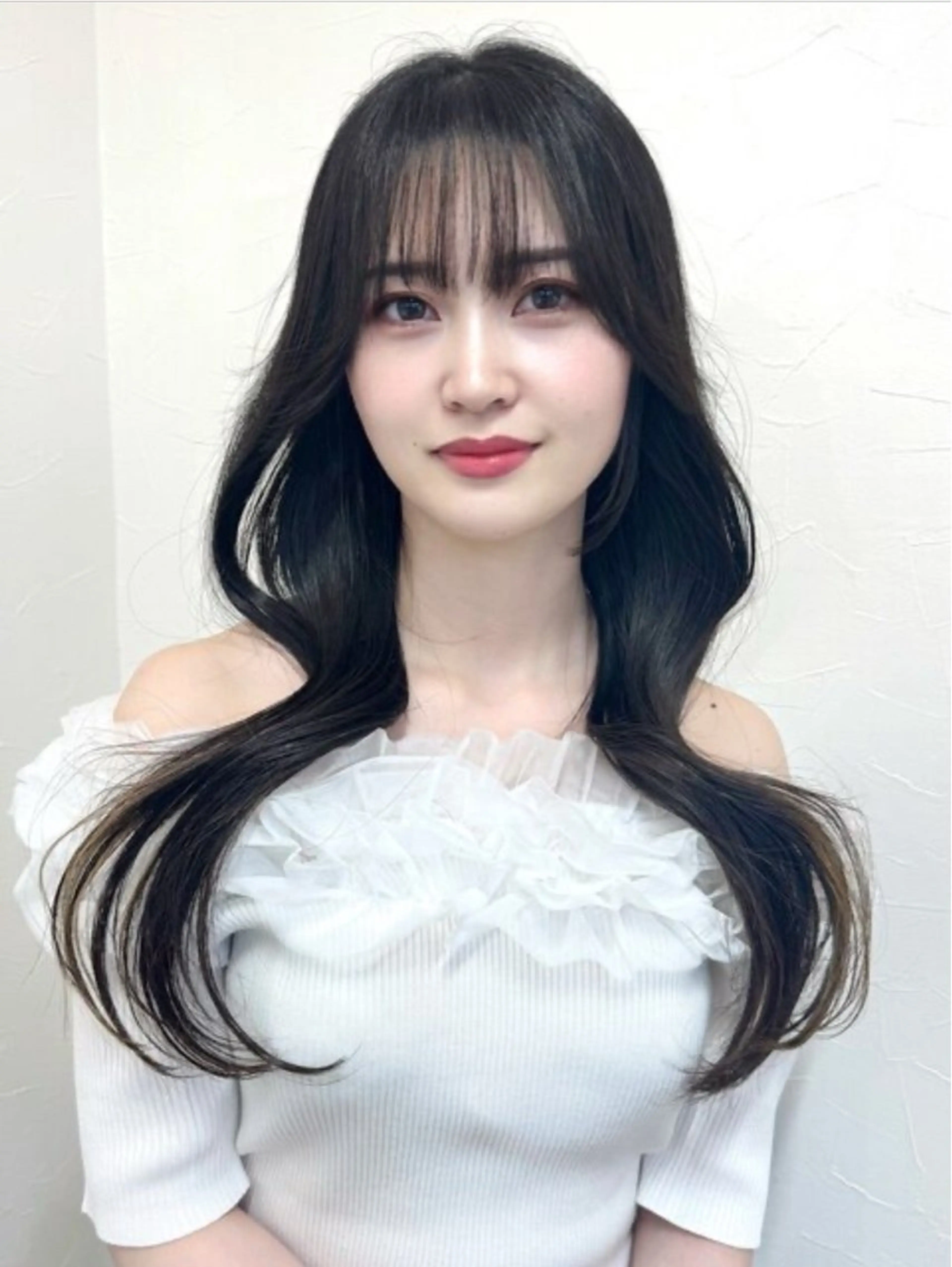 ロング カット ヘアカラー トリートメント レイヤー/韓国風 三好悠生のヘアスタイル