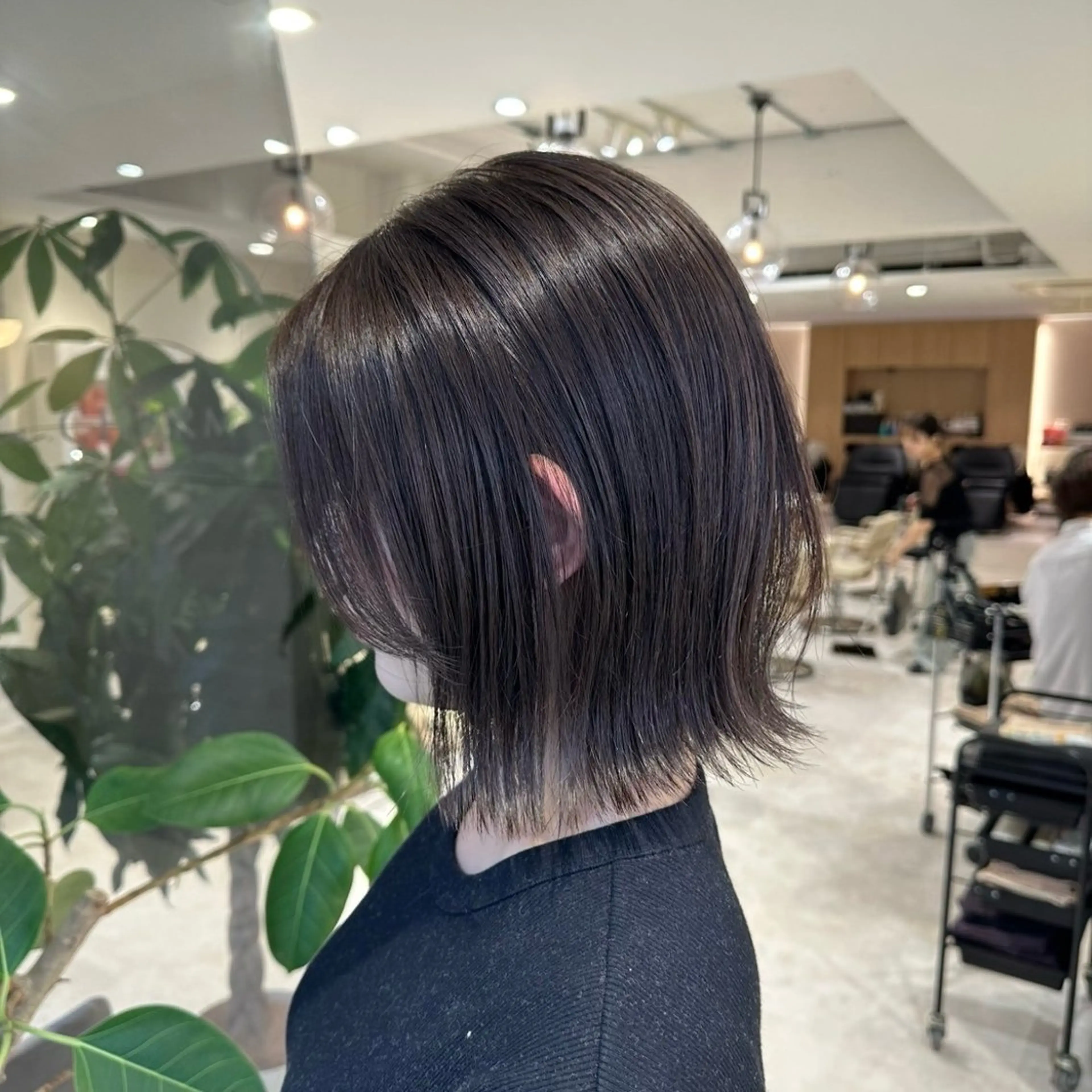 ショート カラー ダークグレー ダークグレージュ グレージュ イルミナカラー ボブ カット ヘアカラー Ms.CHARM所属・透明感カラー🌿 グレージュ🐺陽介のヘアスタイル