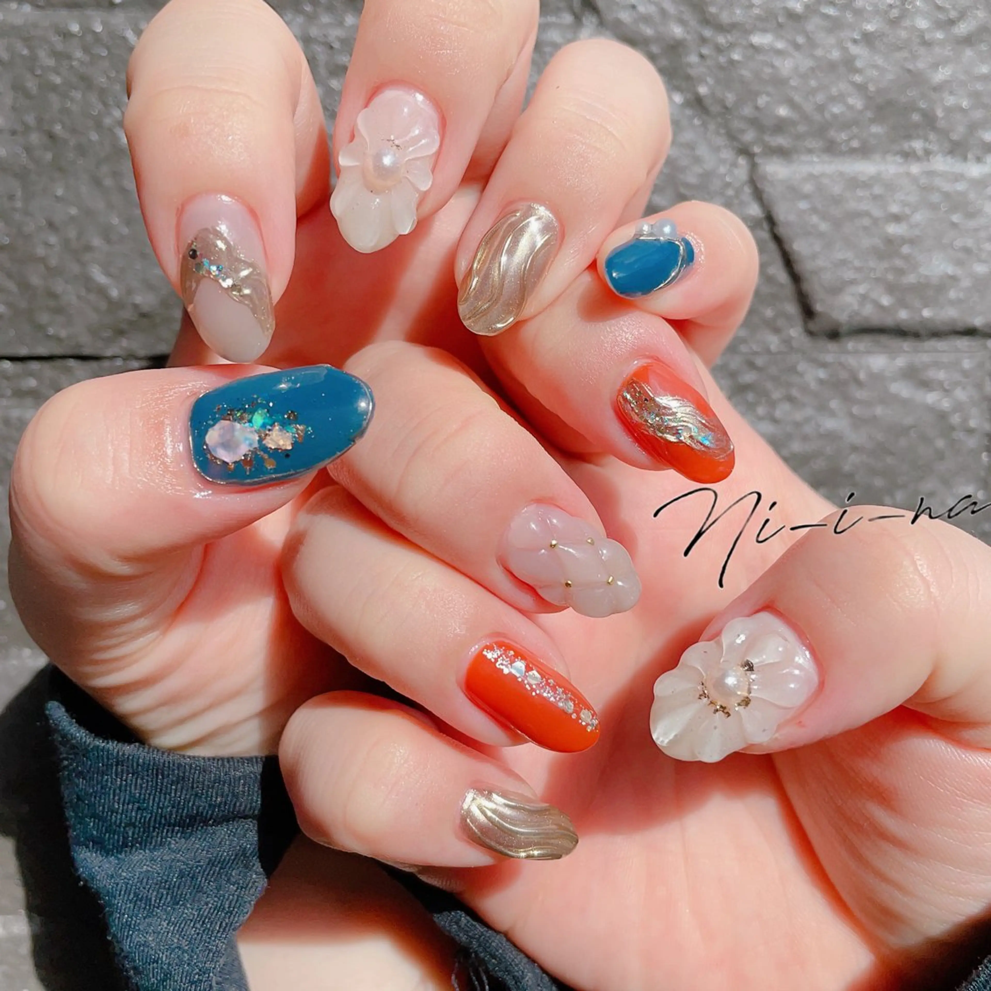 ネイル ハンドネイル nail salon Ni-i-naのネイルデザイン