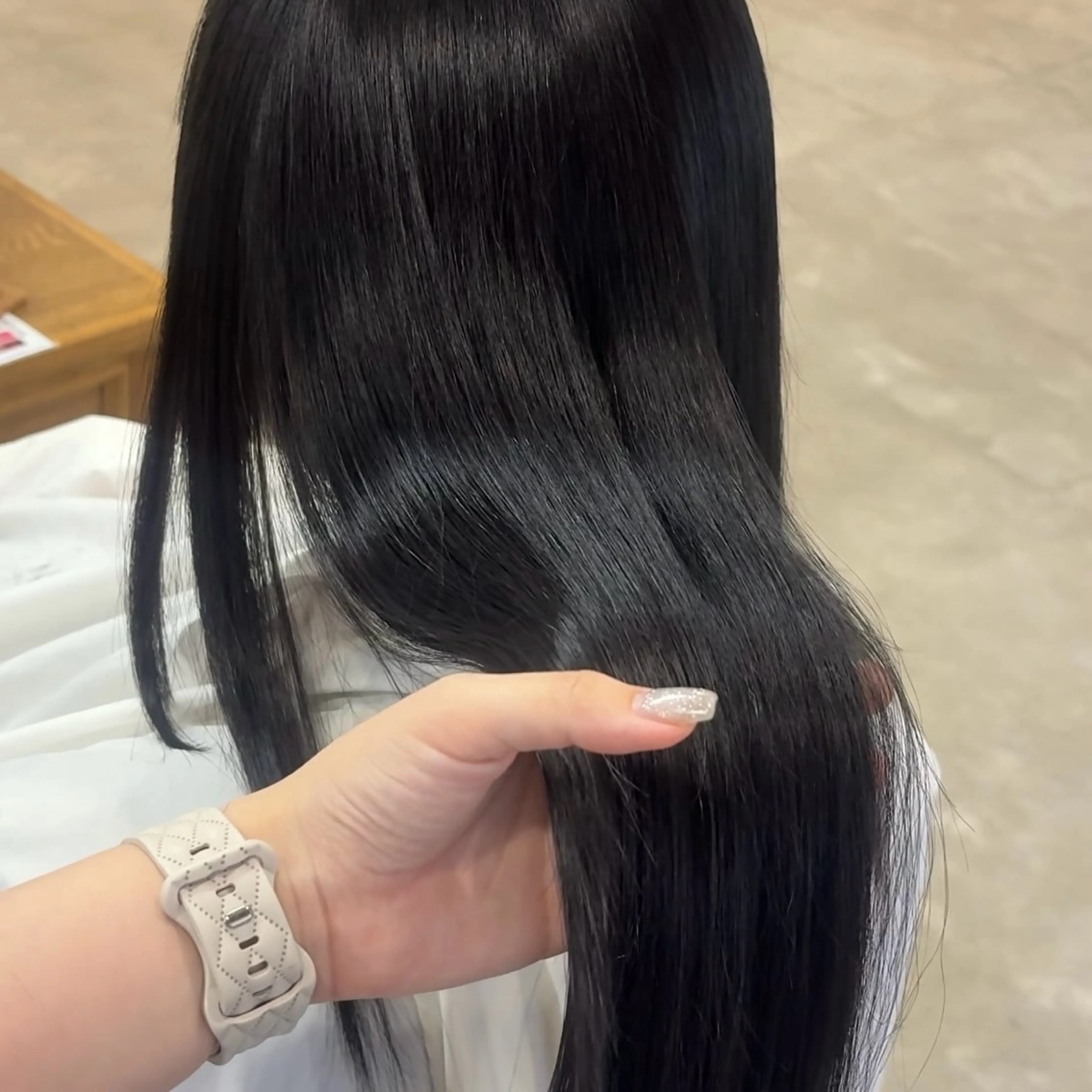 カット+縮毛矯正+3step超音波トリートメントの写真