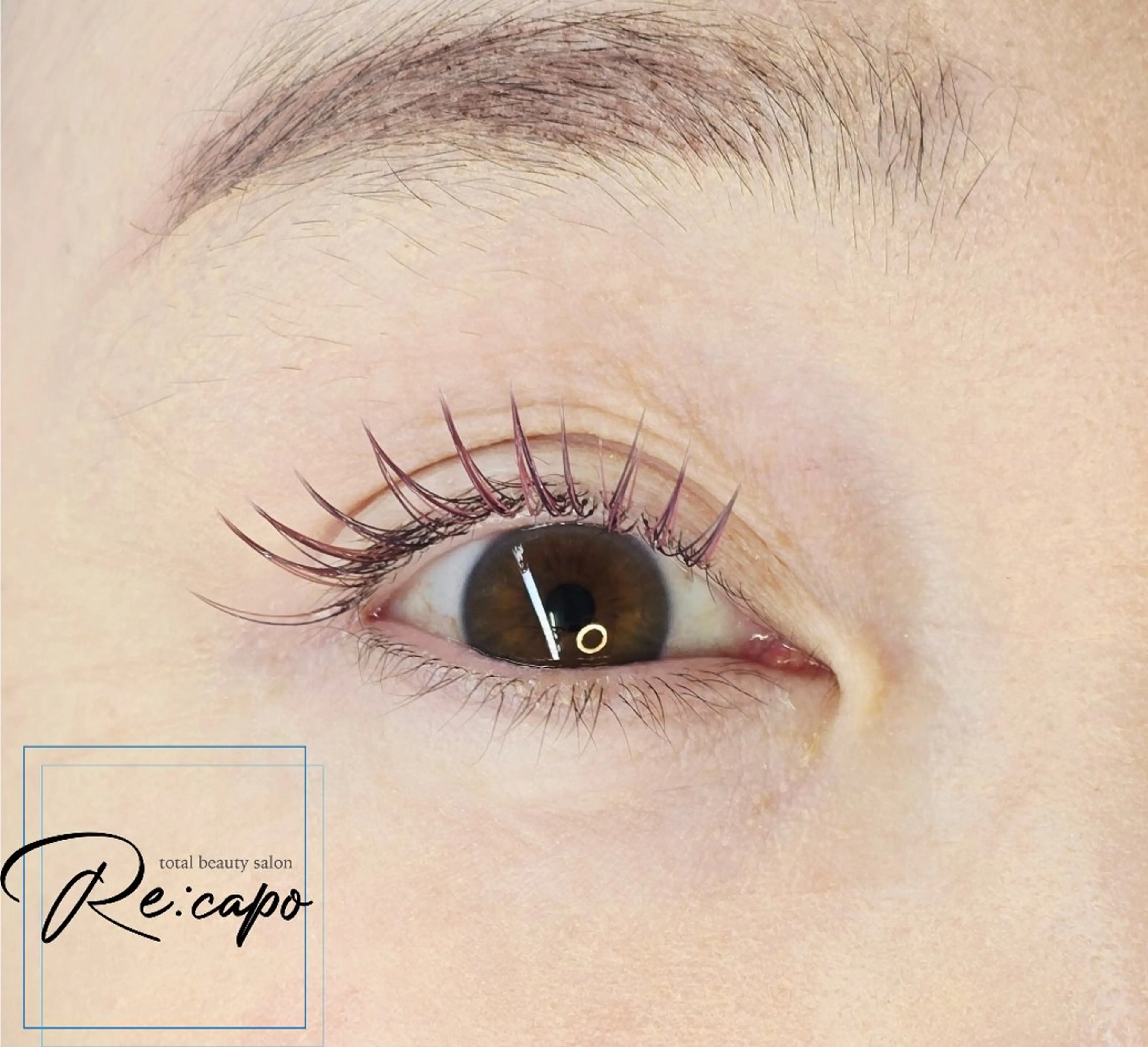 マツエク・マツパ カラーマツエク マツエク re:capo所属・re:capo （ｵｵﾊﾞｱｹﾐ）のマツエク・マツパデザイン