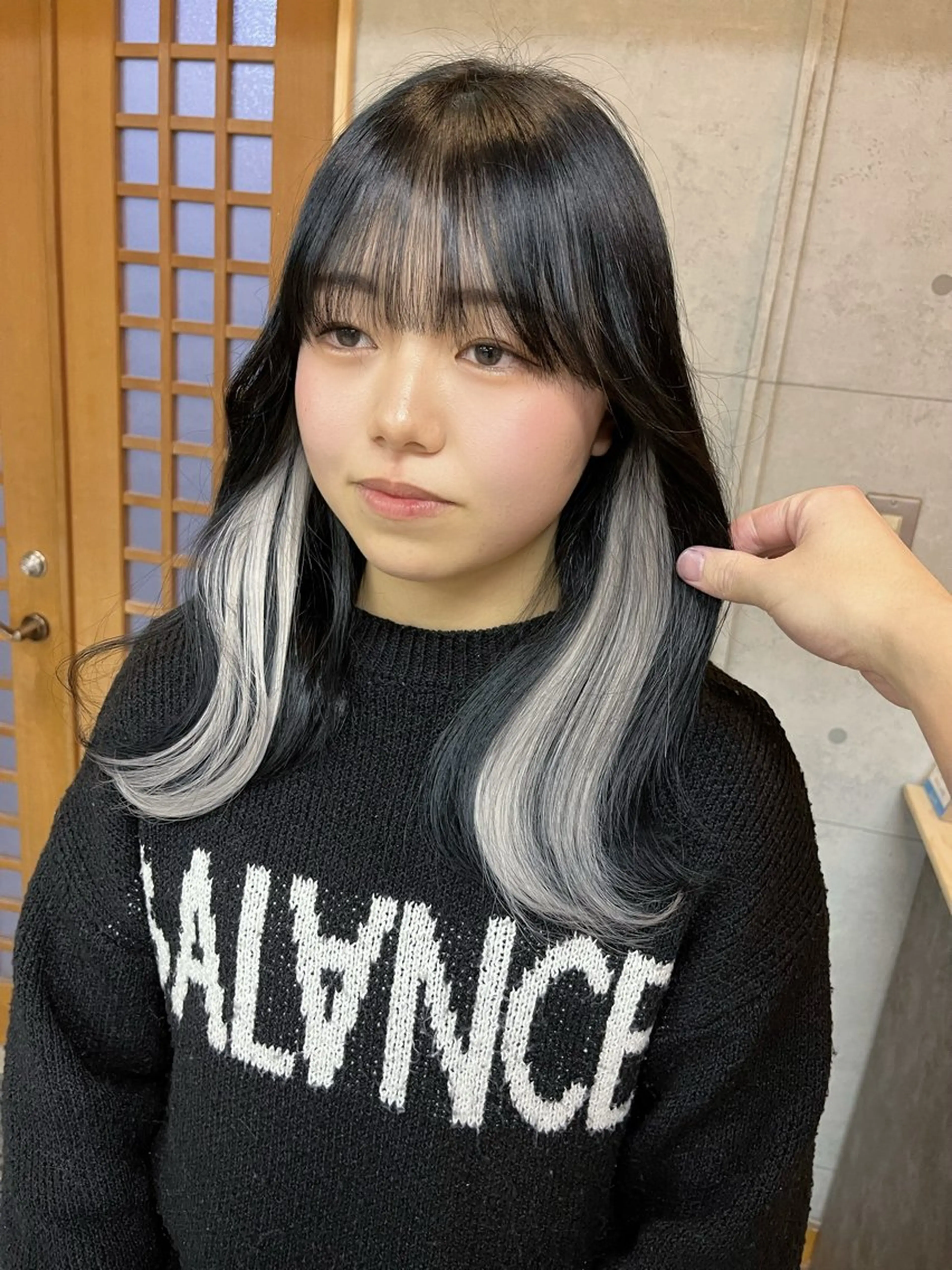 セミロング ヘアアレンジ エクステ エクステ 韓国ヘア🇰🇷 RYOTAのヘアスタイル