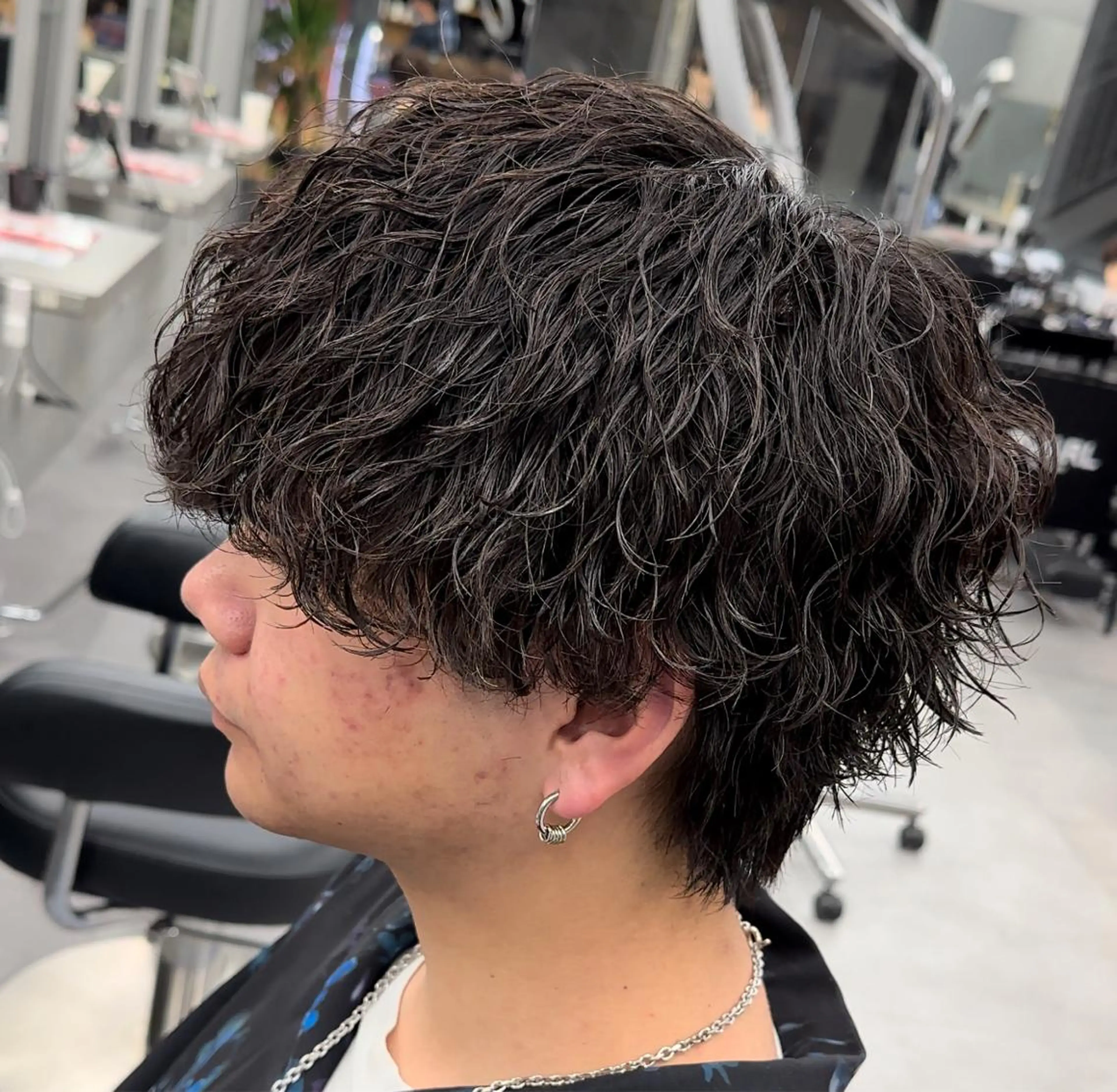 ショート パーマ メンズ OVARL by apish所属・【メンズパーマ】 横田結希のヘアスタイル