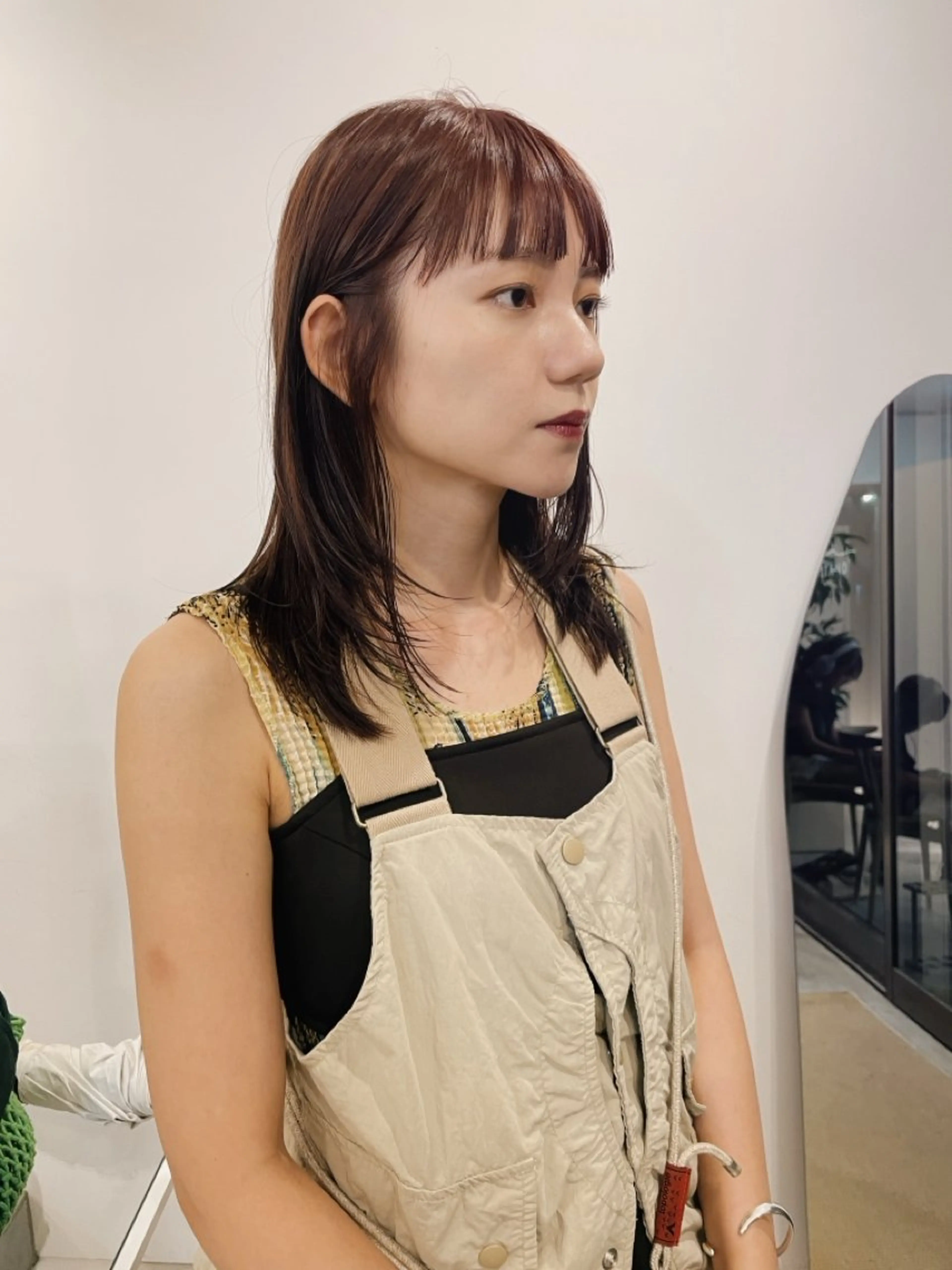 ミディアム カラー カット ヘアカラー トリートメント 可愛いパーマスタイル といえばISSEYのヘアスタイル