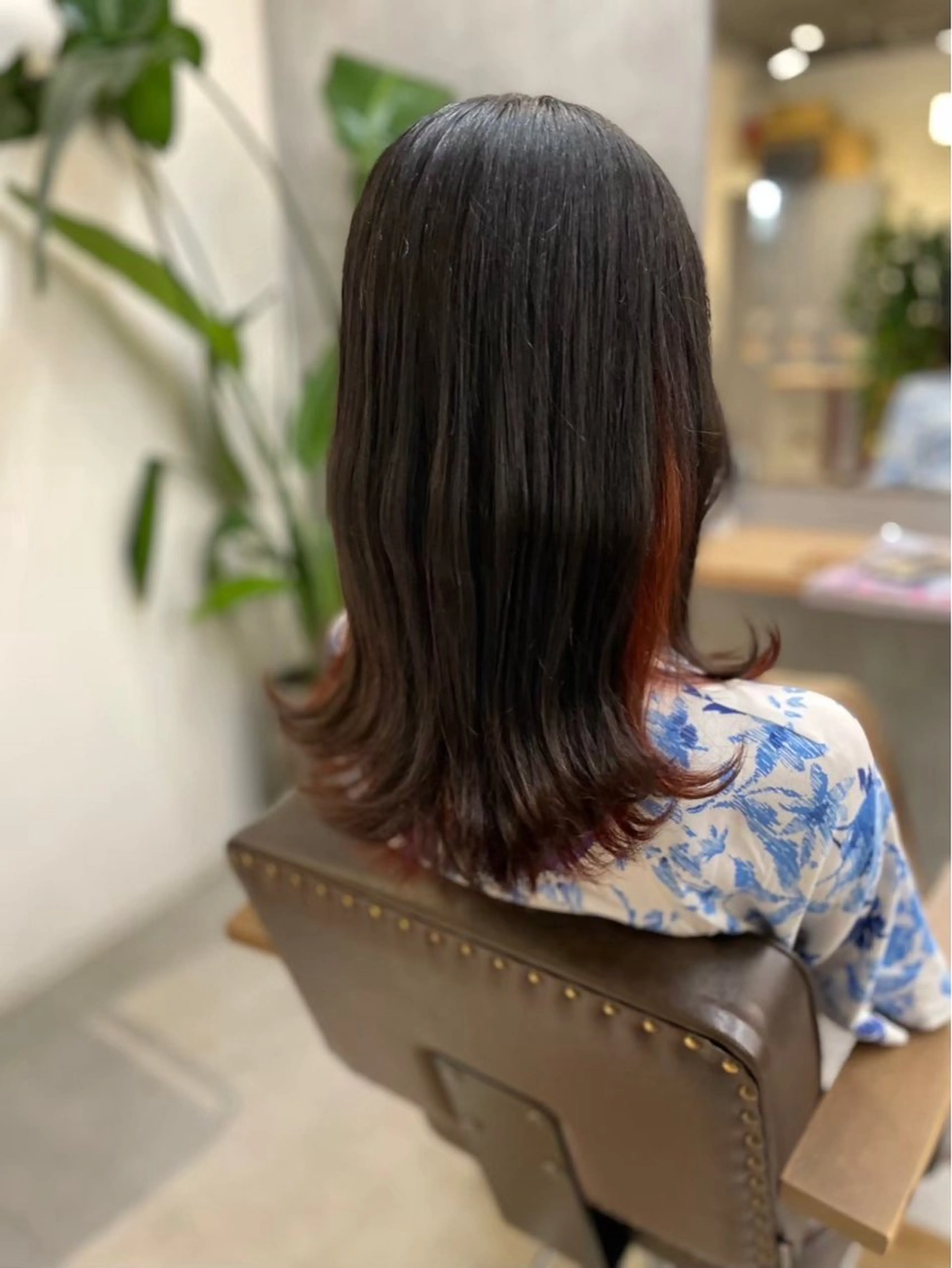 セミロング 森本 朝香のヘアスタイル