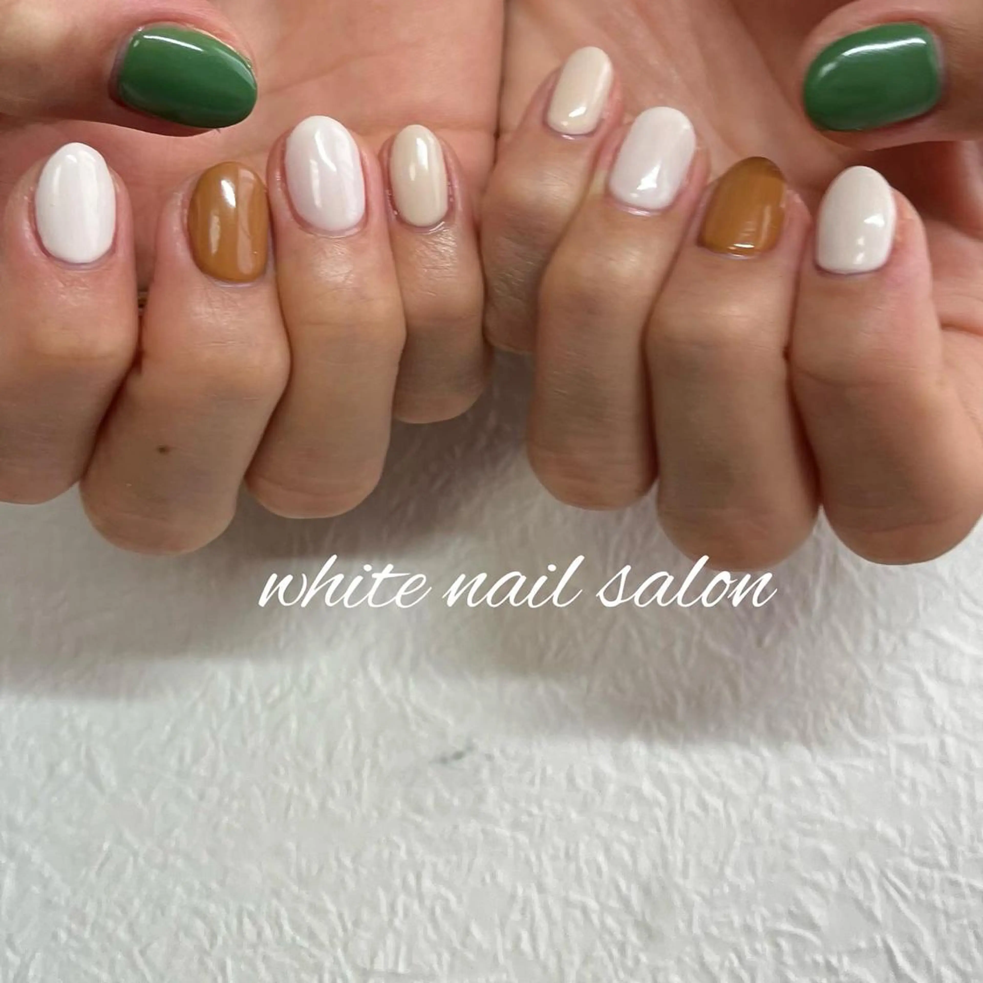 ネイル ジェルネイル ハードジェル ラメ(グリッター) 持ち込み ソフトジェル ハンドネイル white nail salonのネイルデザイン