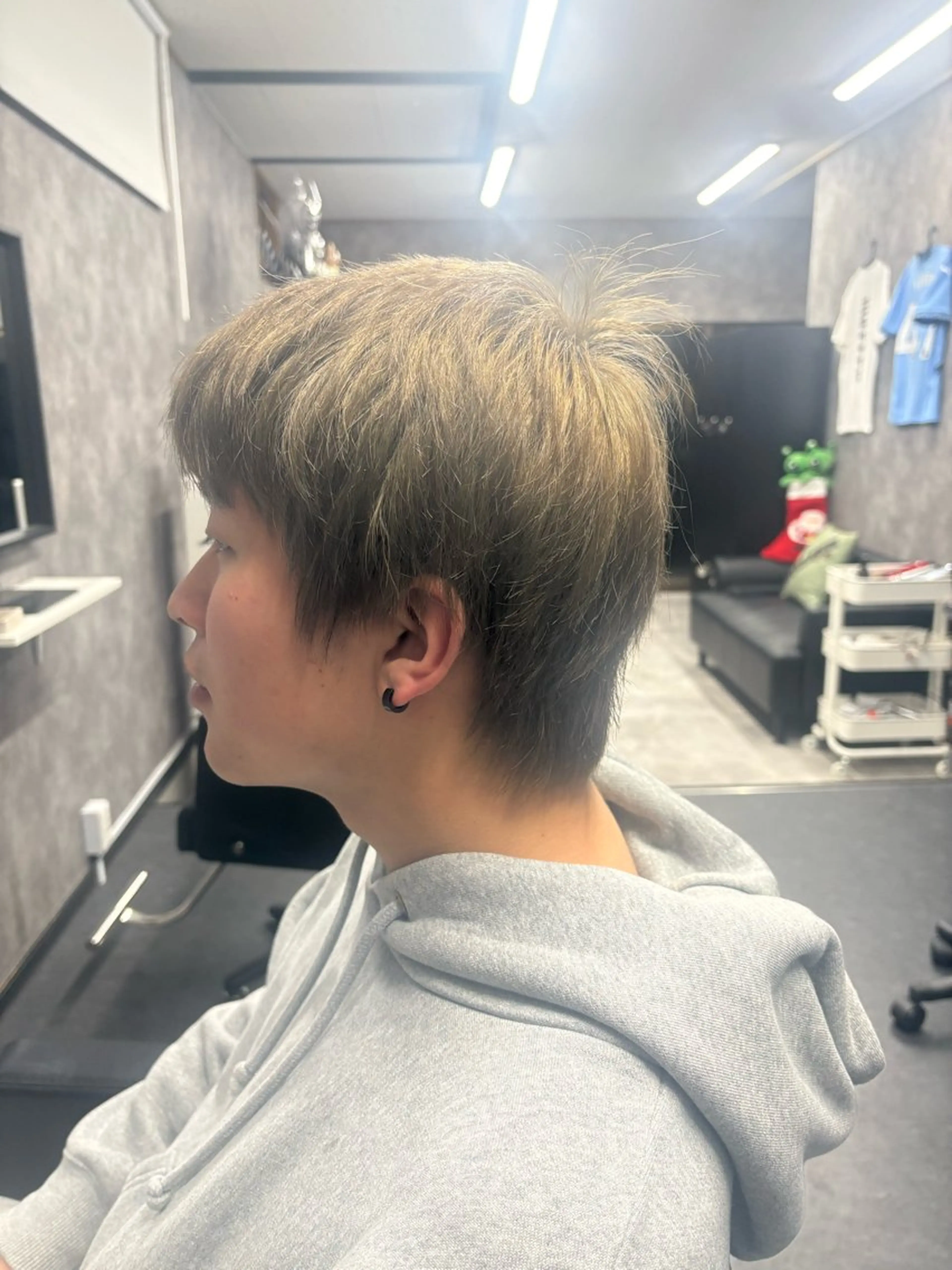 カラー メンズ ダブルカラー ヘアカラー ヘアーメイクマロン ヘアーメイクマロンのヘアスタイル