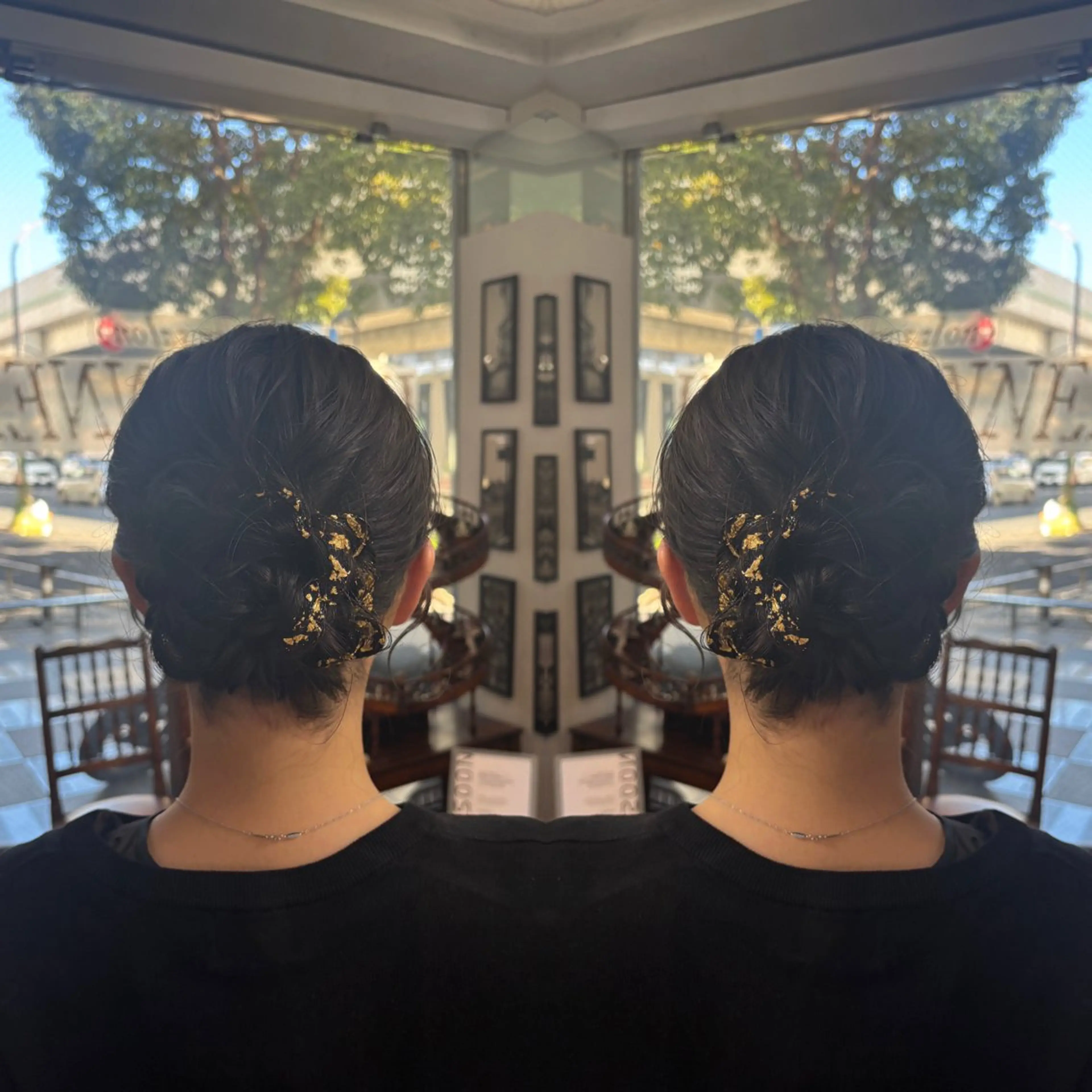 セミロング ヘアアレンジ ☻モエカ/ハイトーン アレンジ☻のヘアスタイル