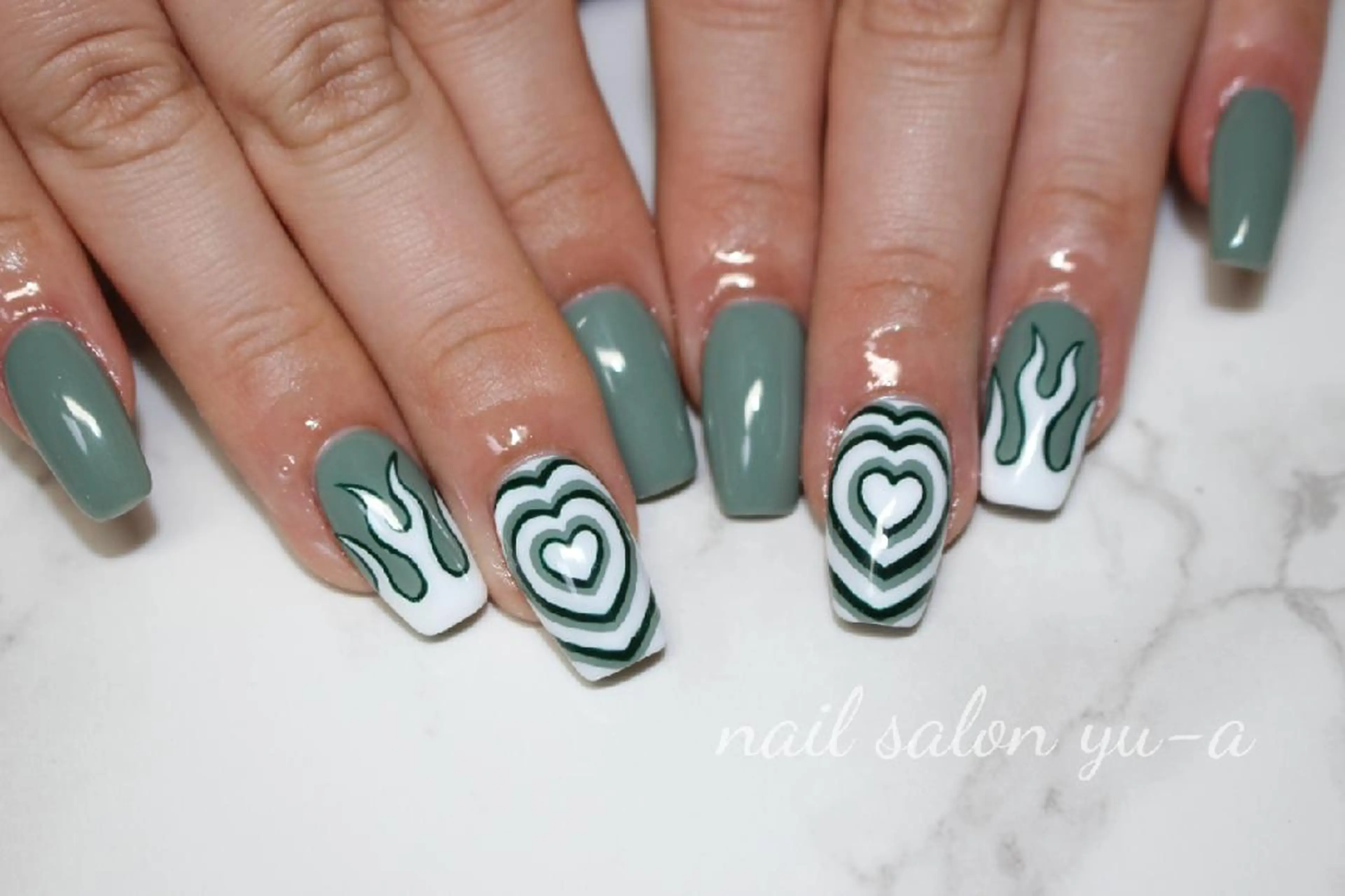 ネイル ネイル＆ホワイトニング   Yu-a所属・yu-a  スカルプ ネイルakiのネイルデザイン