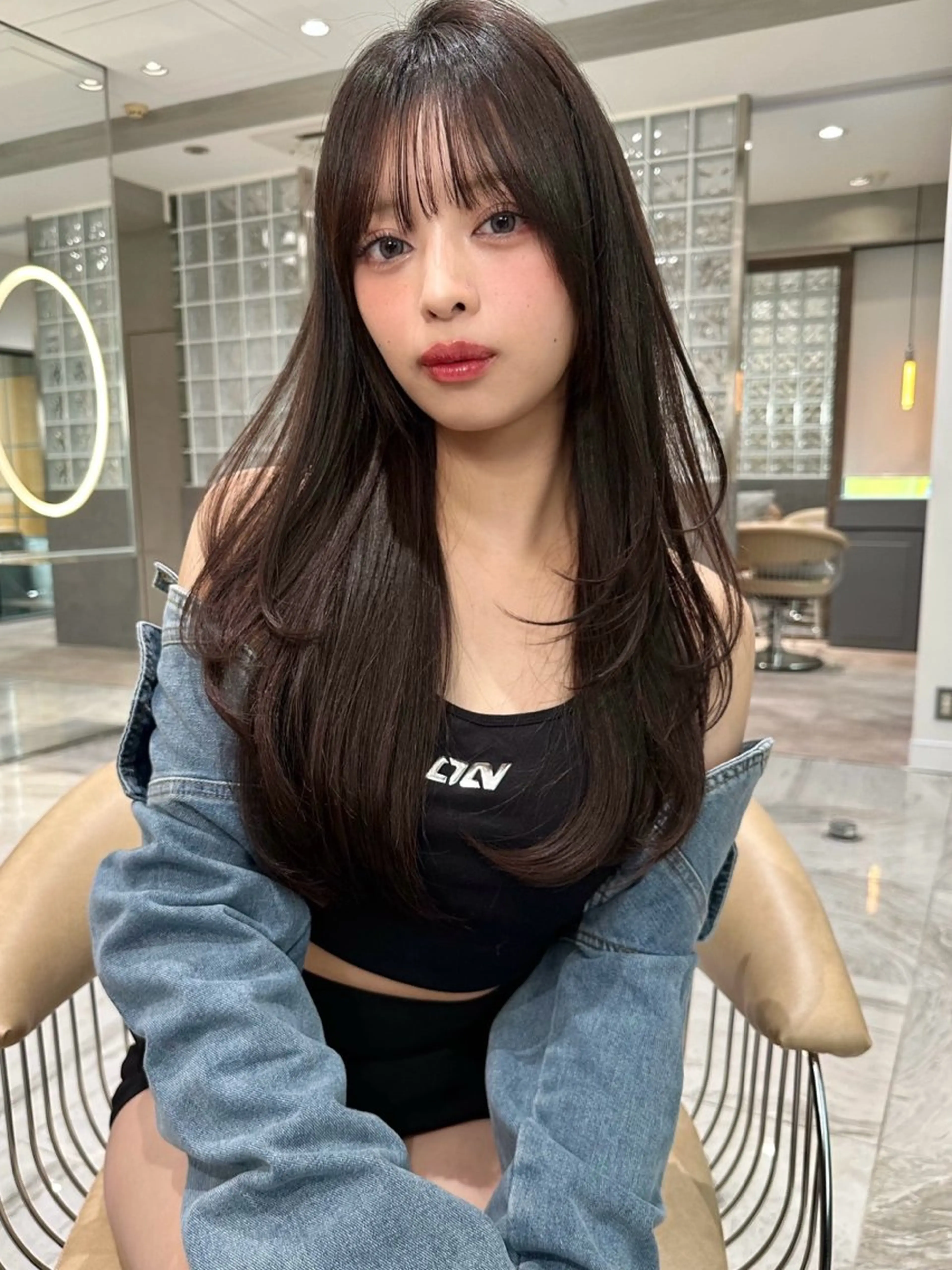 ロング 🩵縮毛矯正・ボブ 岩原朋也🩵のヘアスタイル