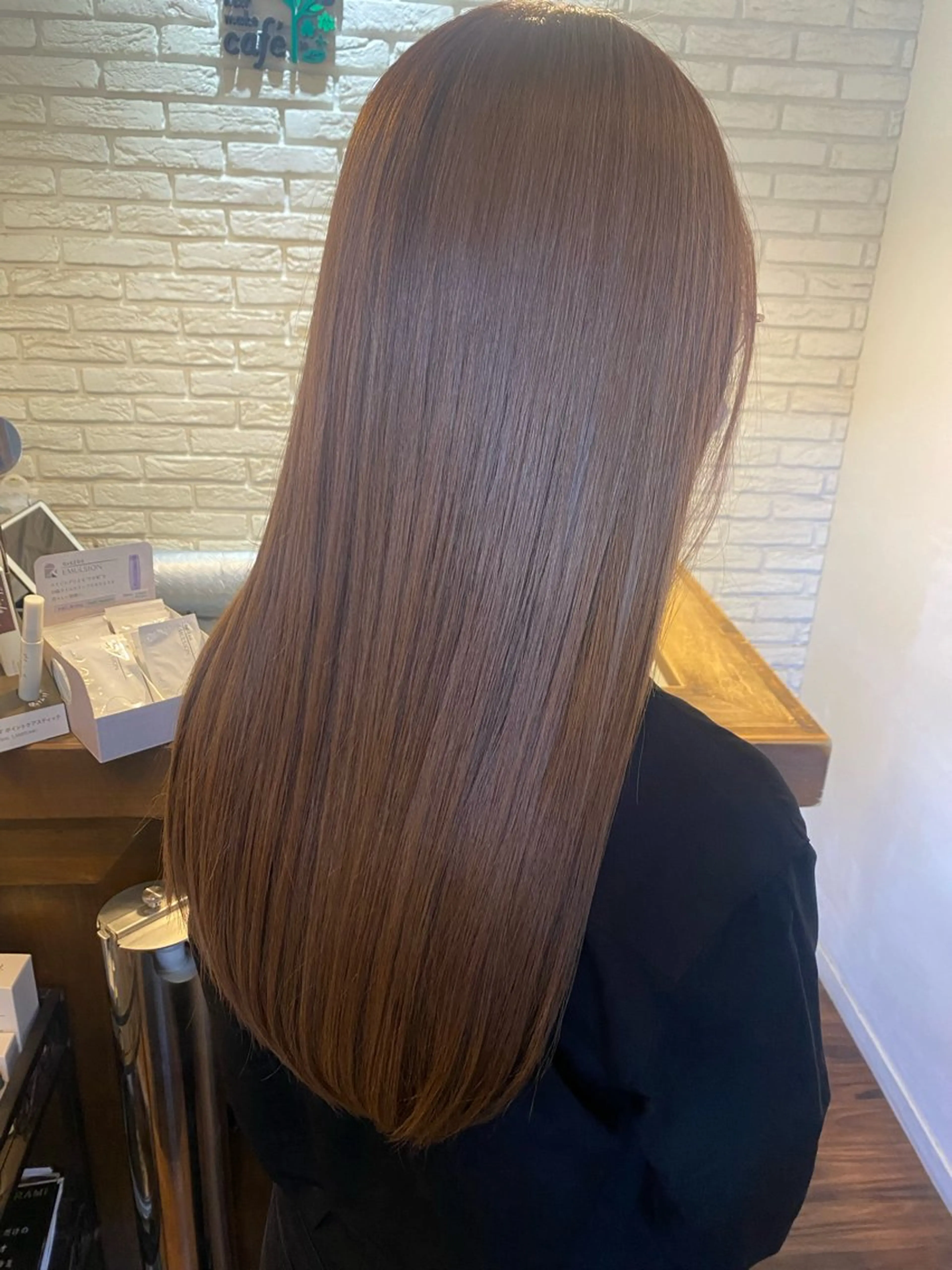 カット+髪質改善カラー+髪質改善トリートメントの写真