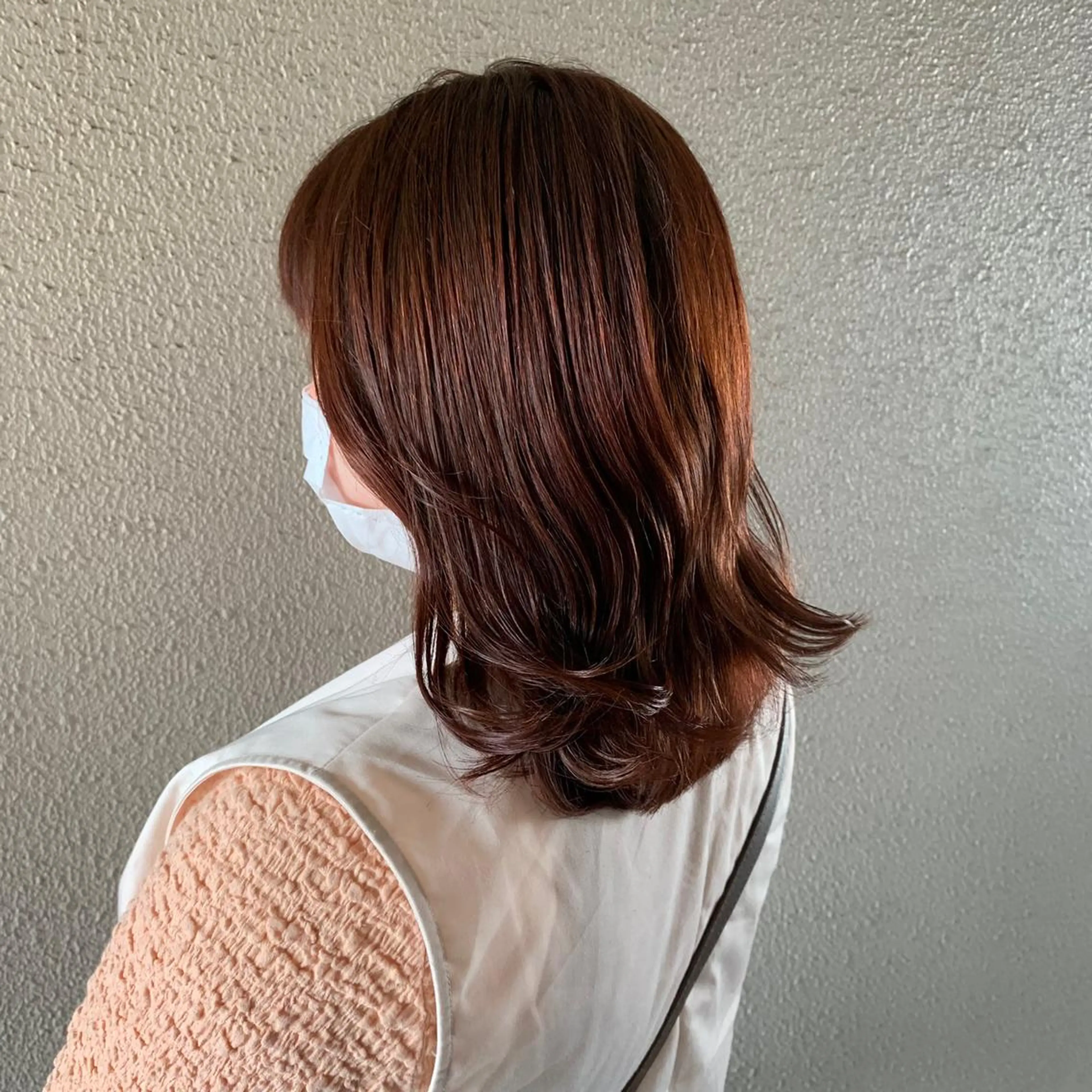 ミディアム カラー chouette/ 根本優希のヘアスタイル