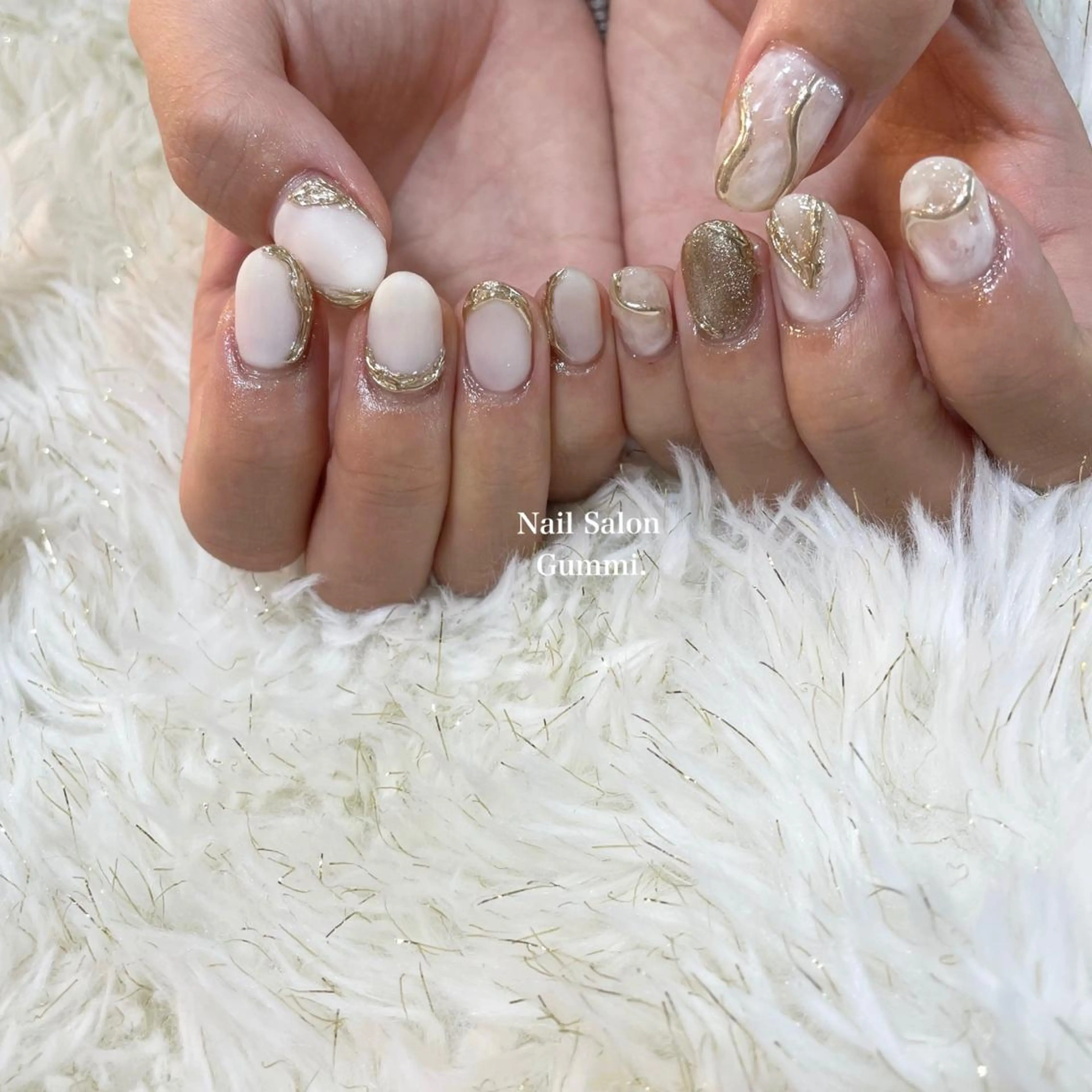 ネイル ブライダルネイル Nail Salon Gummi.のネイルデザイン