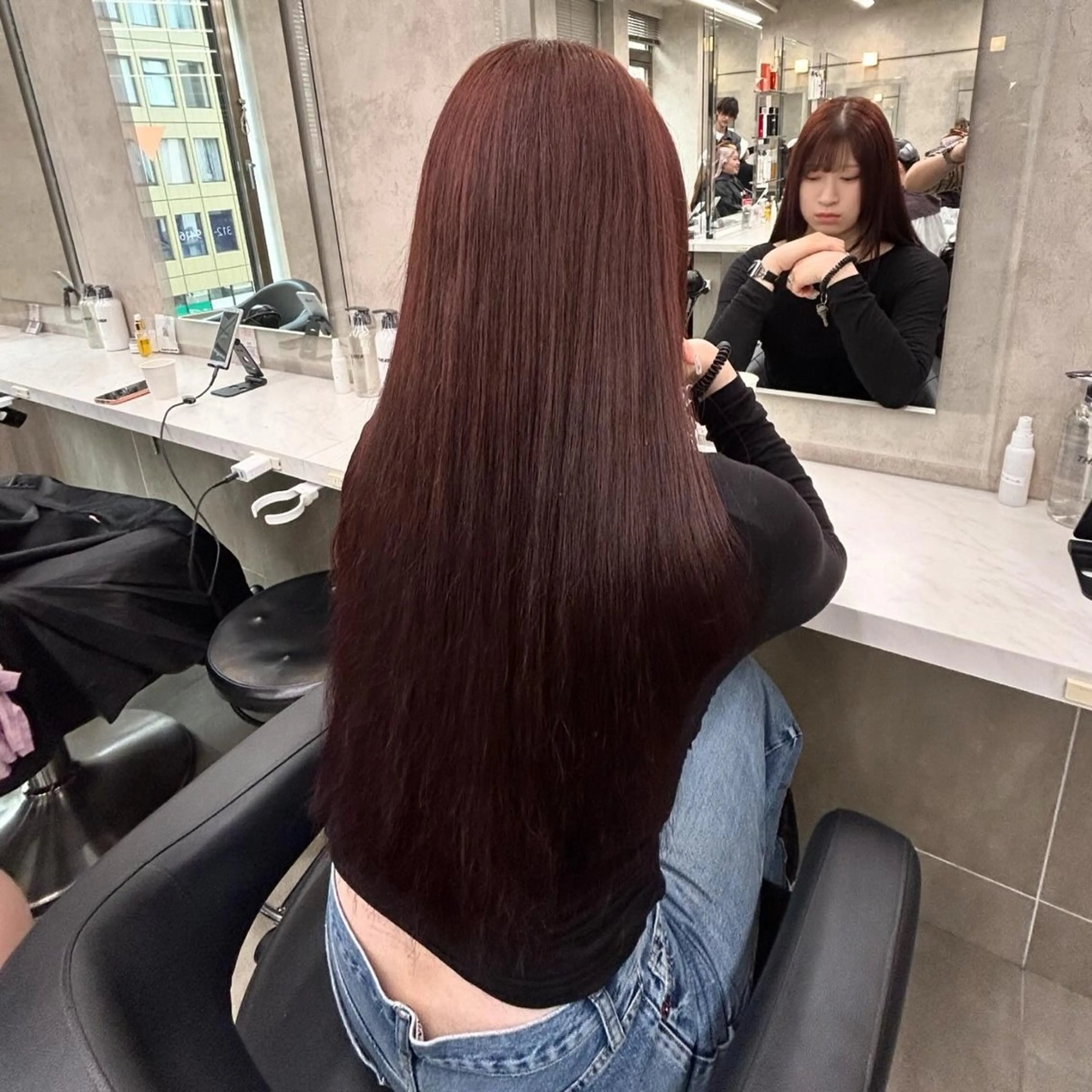 カラー 透明感ベージュ🤎 ナチュラルレイヤーのヘアスタイル