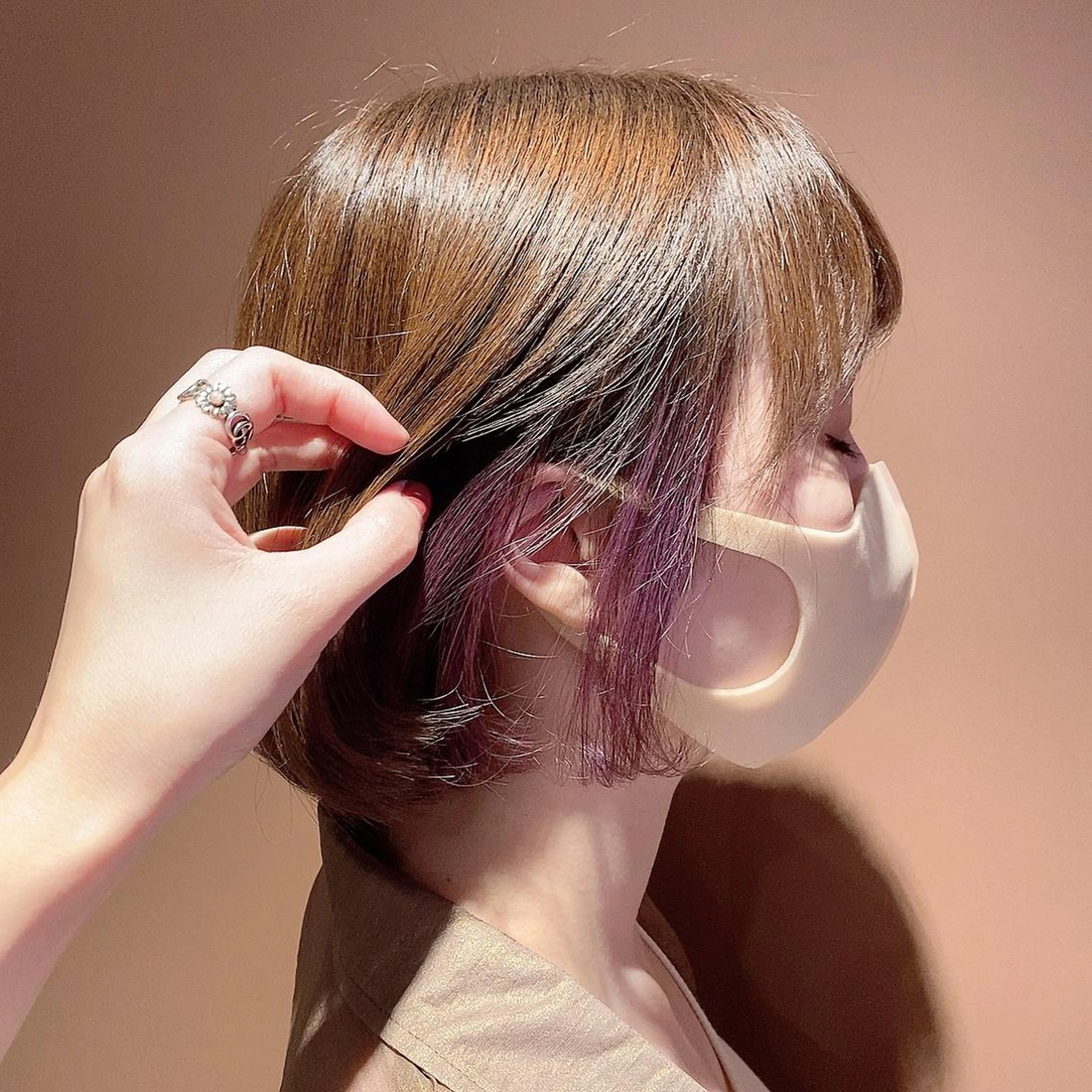 ショート カラー 髙橋 優菜のヘアスタイル