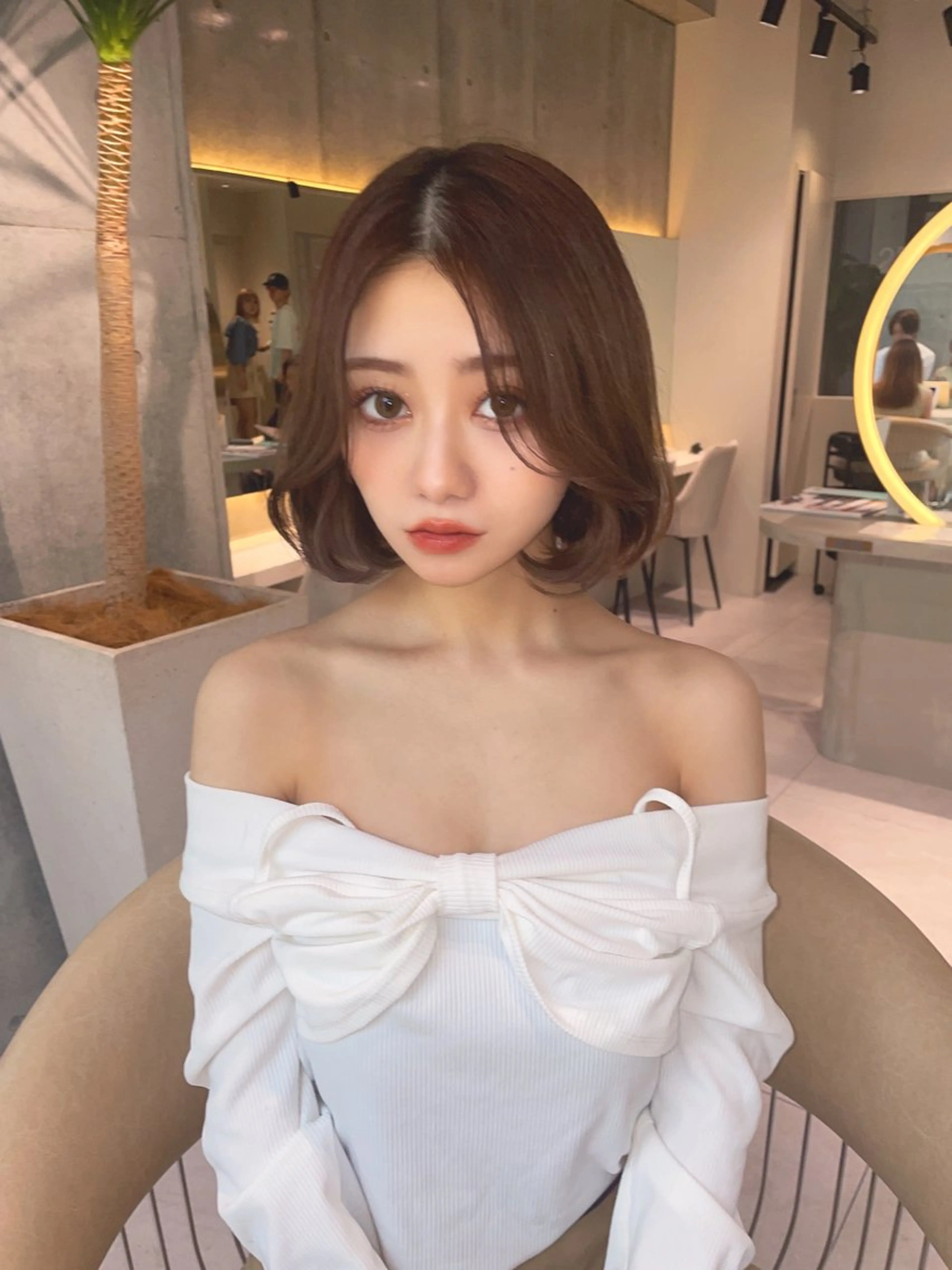 ショート カラー miel所属・ayano.🩵 mielのマツエク・マツパデザイン