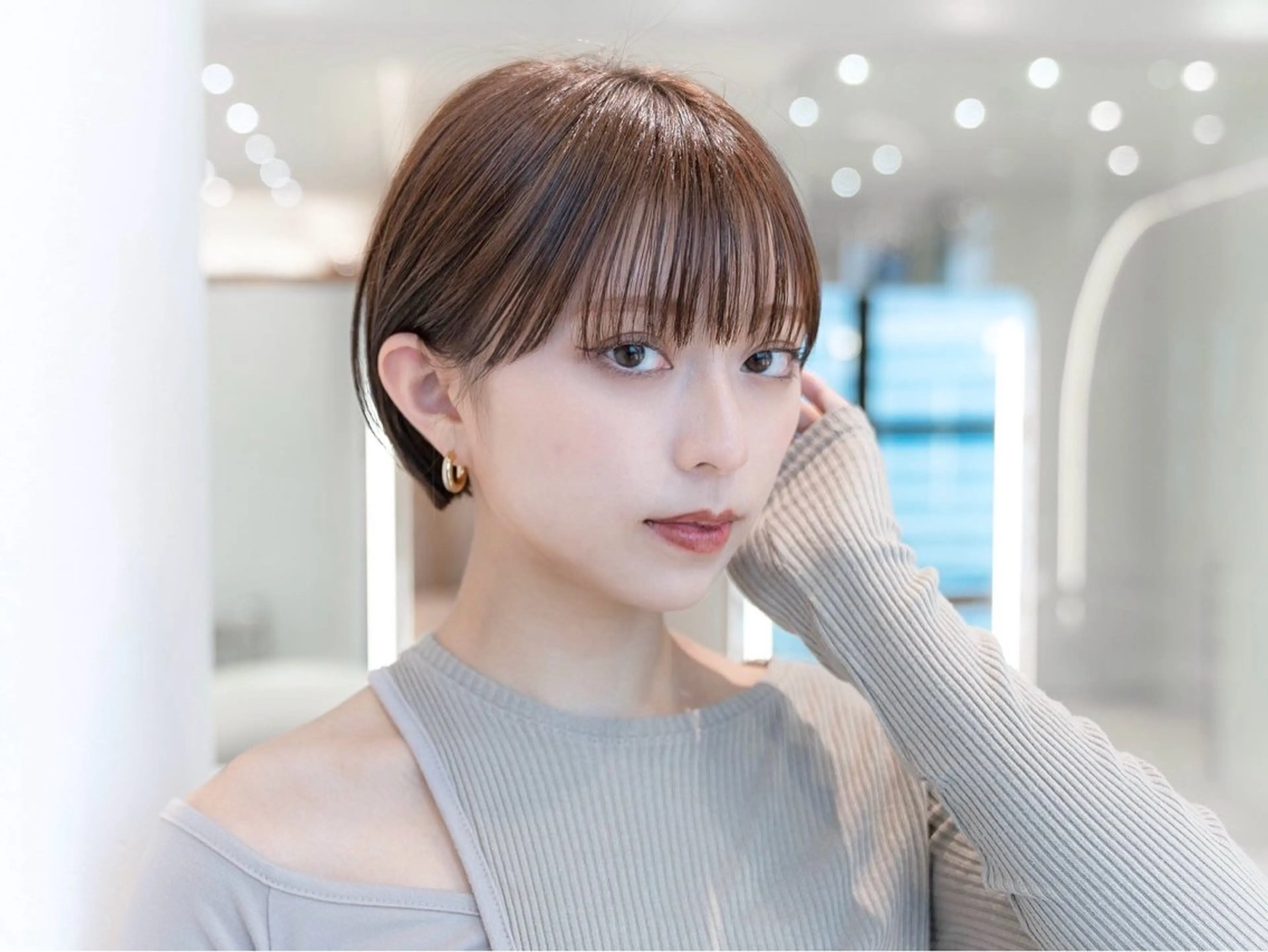 ショート ショートボブ ボブ くびれヘア ショートヘア 渋谷ボブ/レイヤー ボブ田中航平のヘアスタイル