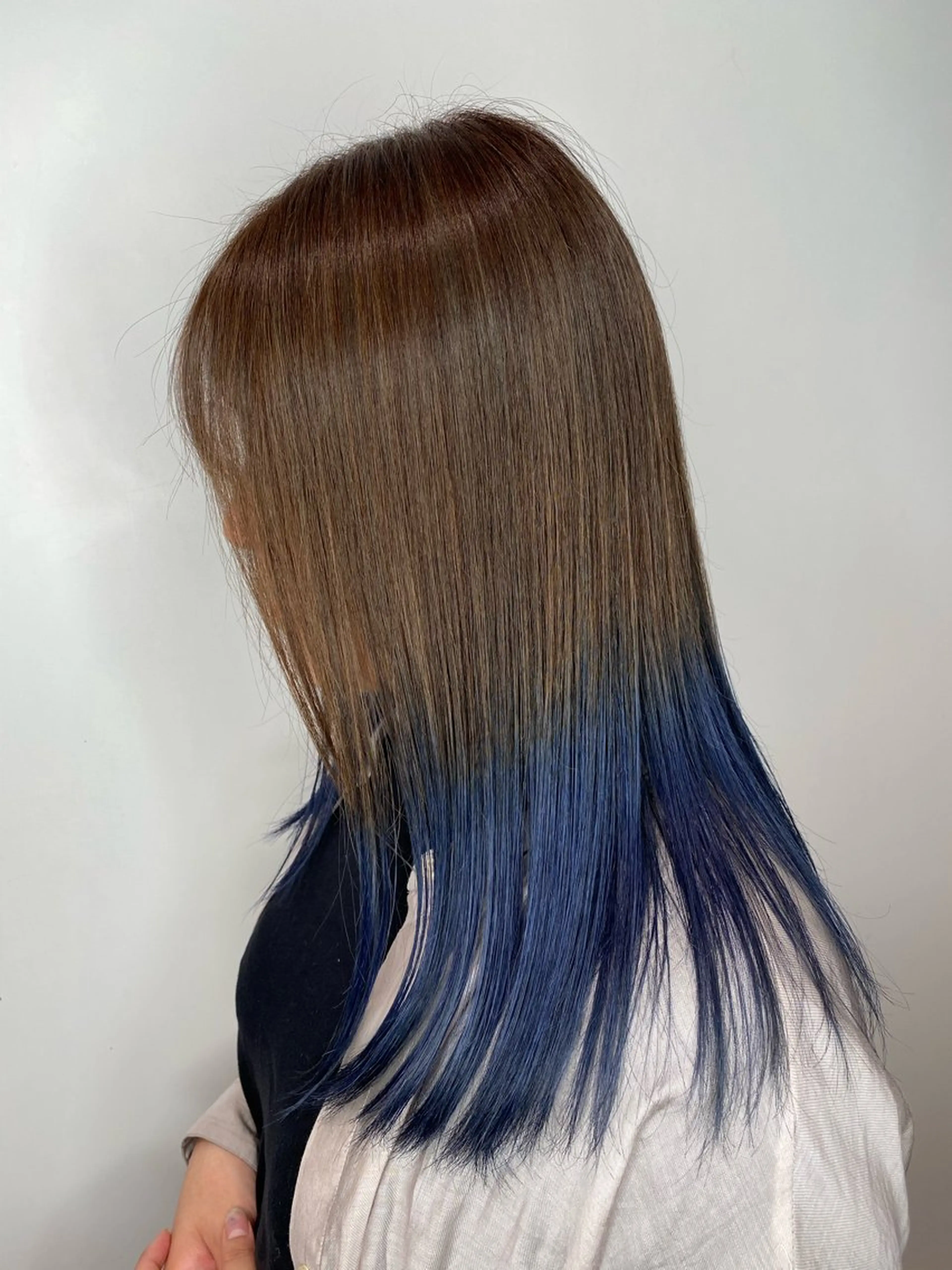 セミロング カラー パーマ ヘアアレンジ メンズ キッズ HairSignature所属・ブリーチ指名神戸 No.1美容師RENのヘアスタイル