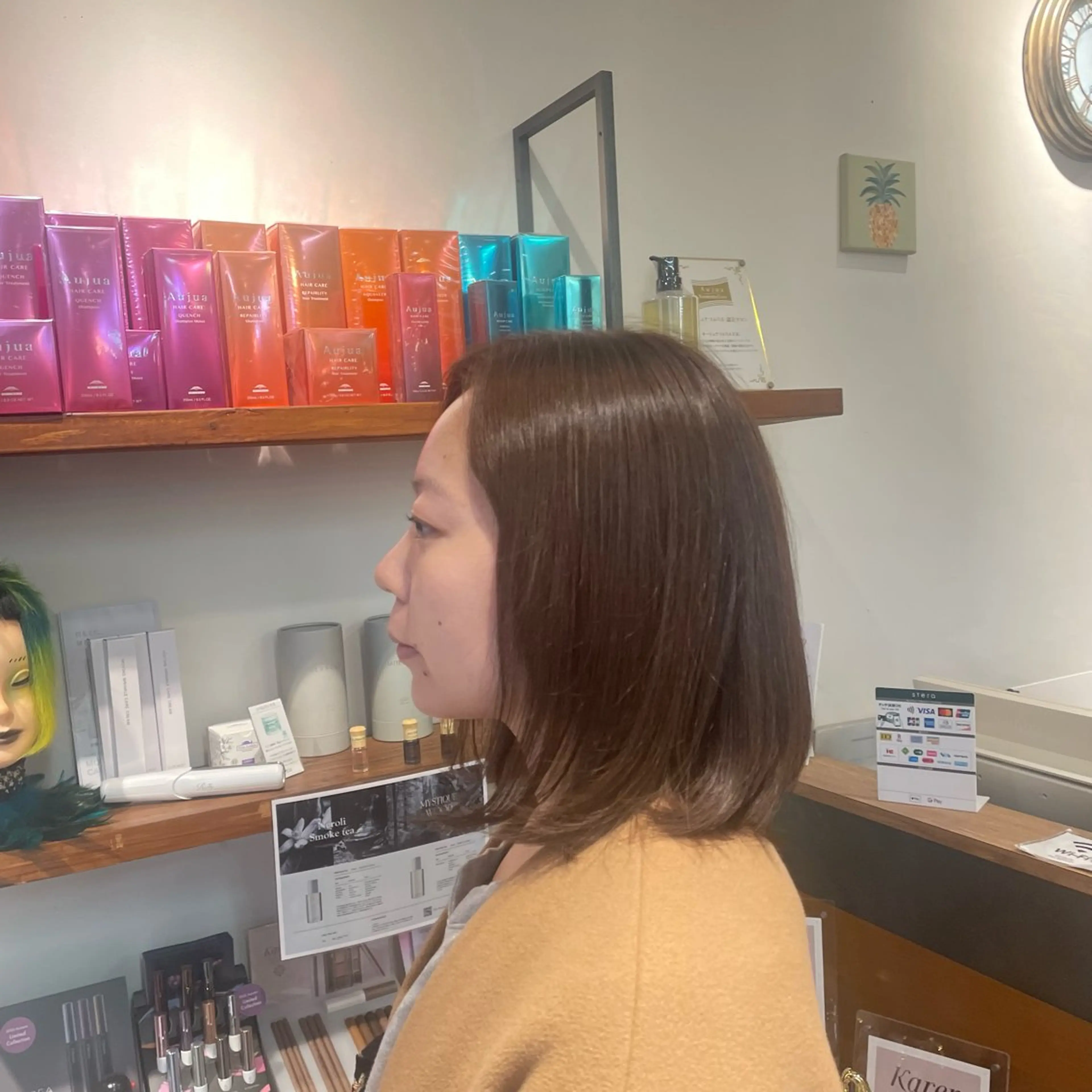 ミディアム カラー カット ヘアカラー トリートメント このみ/髪質改善 /ヘアアレンジ🫧のヘアスタイル