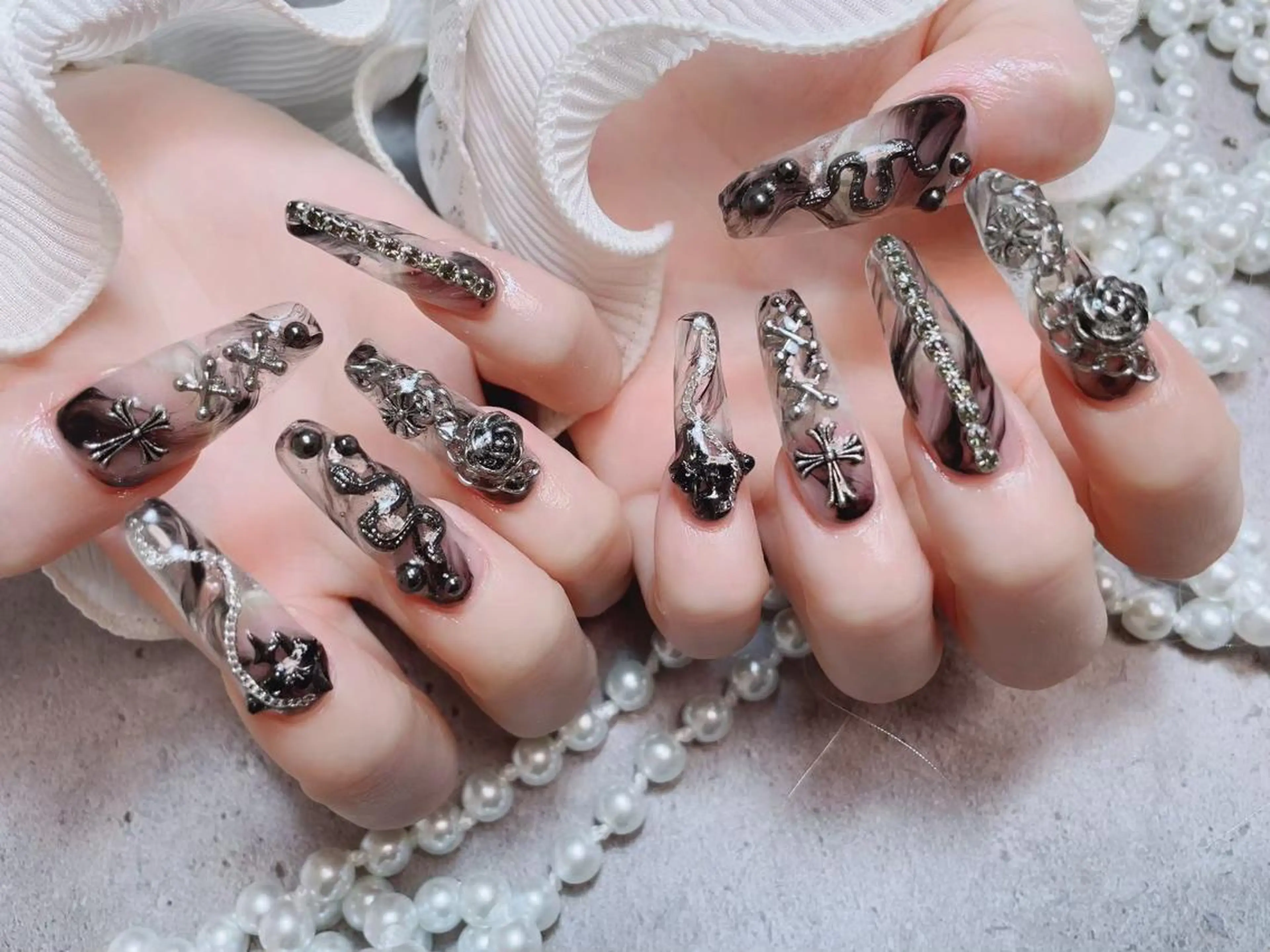 ネイル ハンドネイル 🩵Yun nail Salon 🩵のネイルデザイン