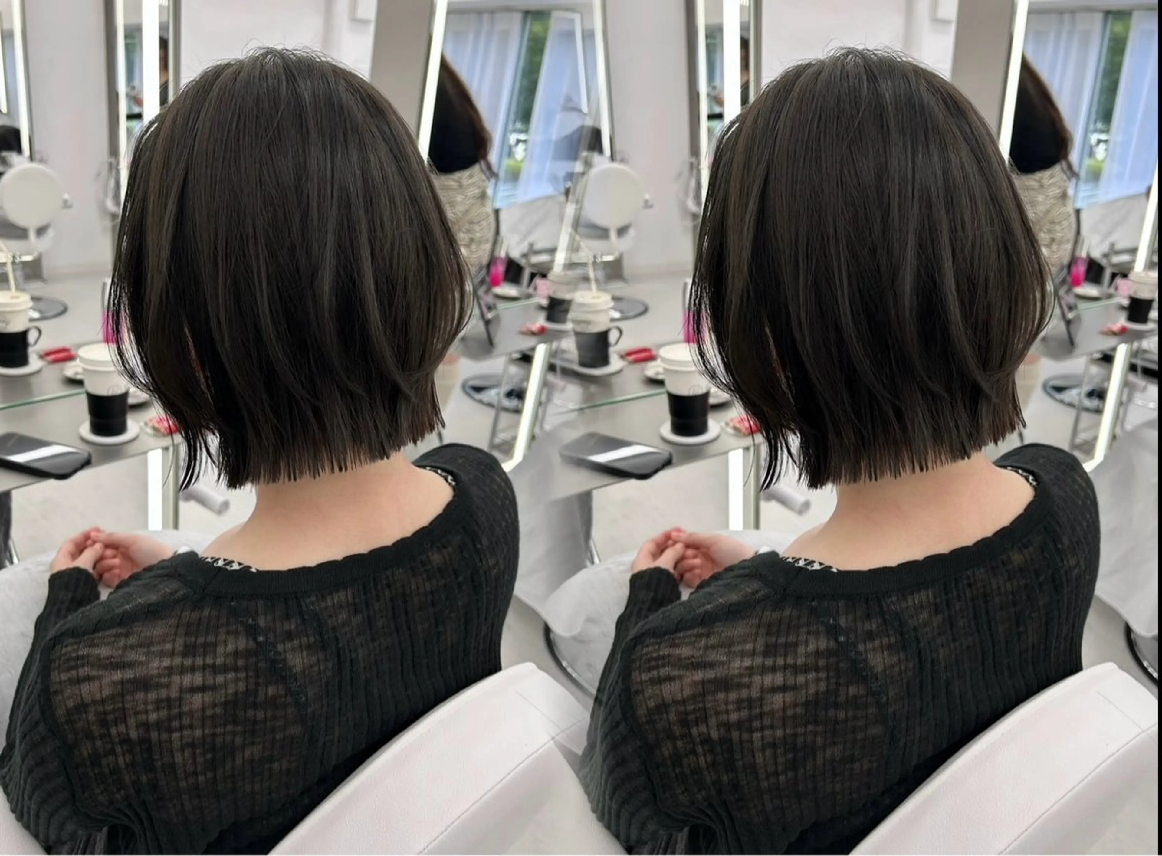 ミディアム ボブ sand clear所属・今だけ無料⭐️ 似合わせカットまなかのヘアスタイル