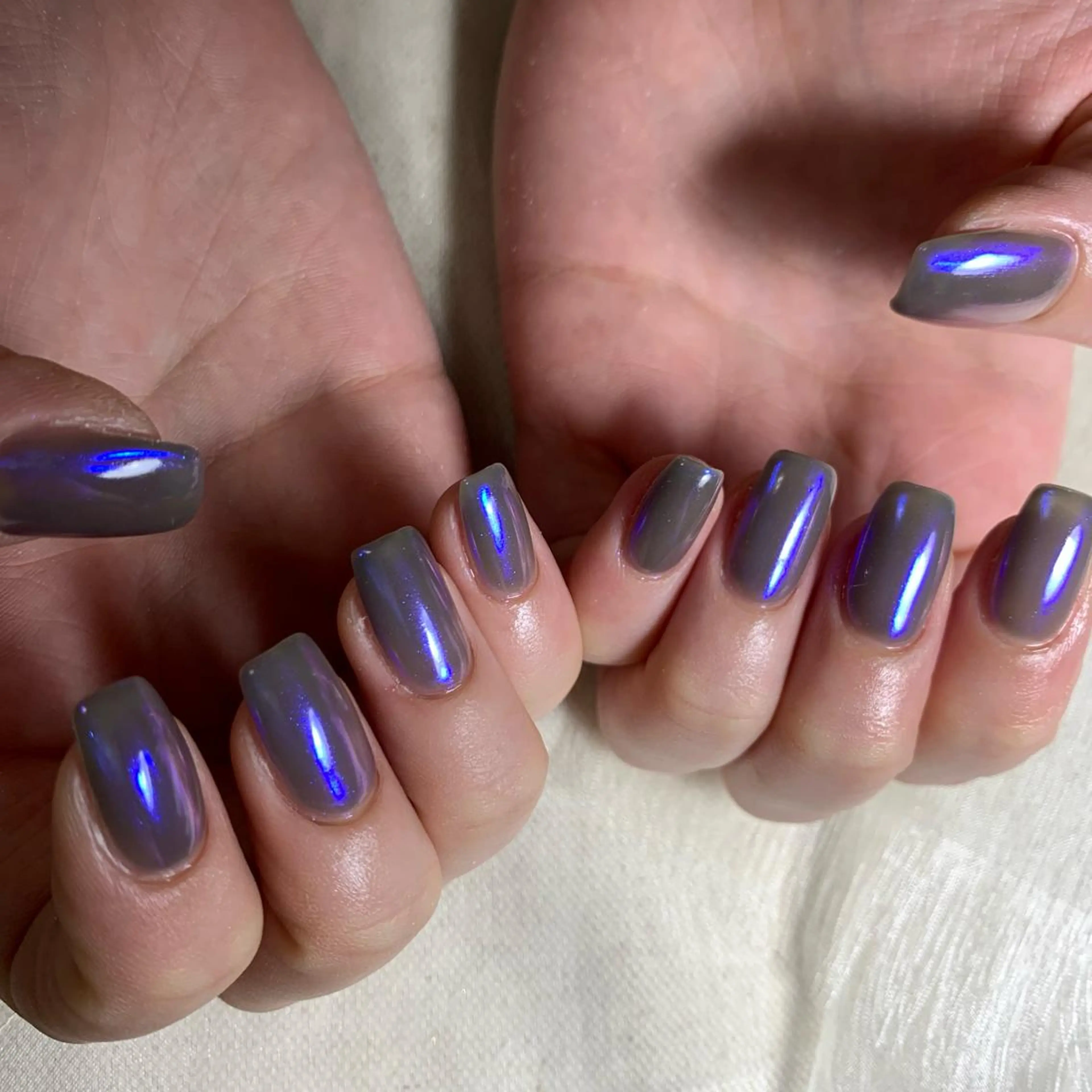 ネイル ミラーネイル ワンカラーネイル repos~ルポ~所属・里見 麗のネイルデザイン