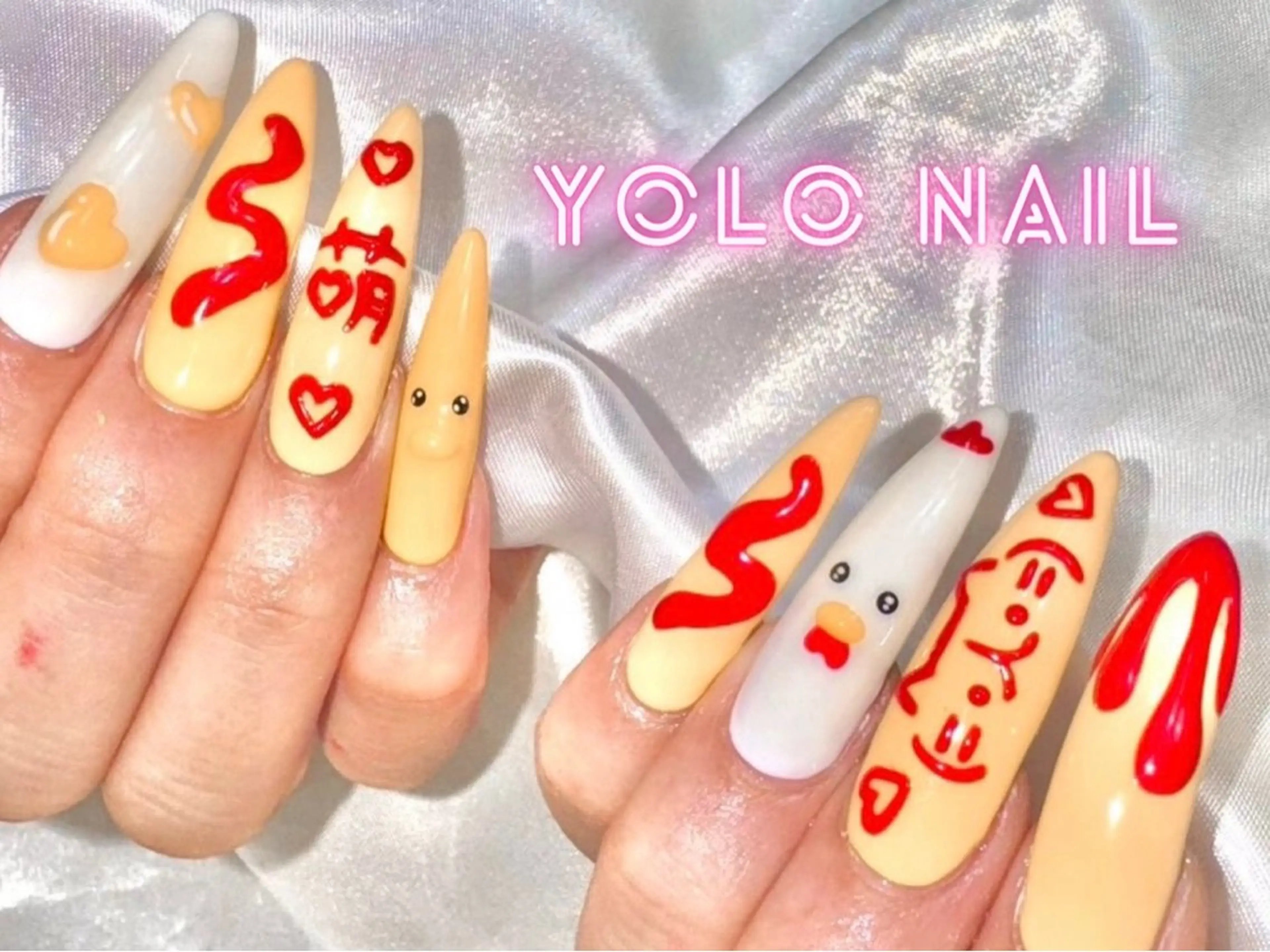 ネイル 持ち込み ハンドネイル YOLONAIL心斎橋店所属・田本 和音のネイルデザイン