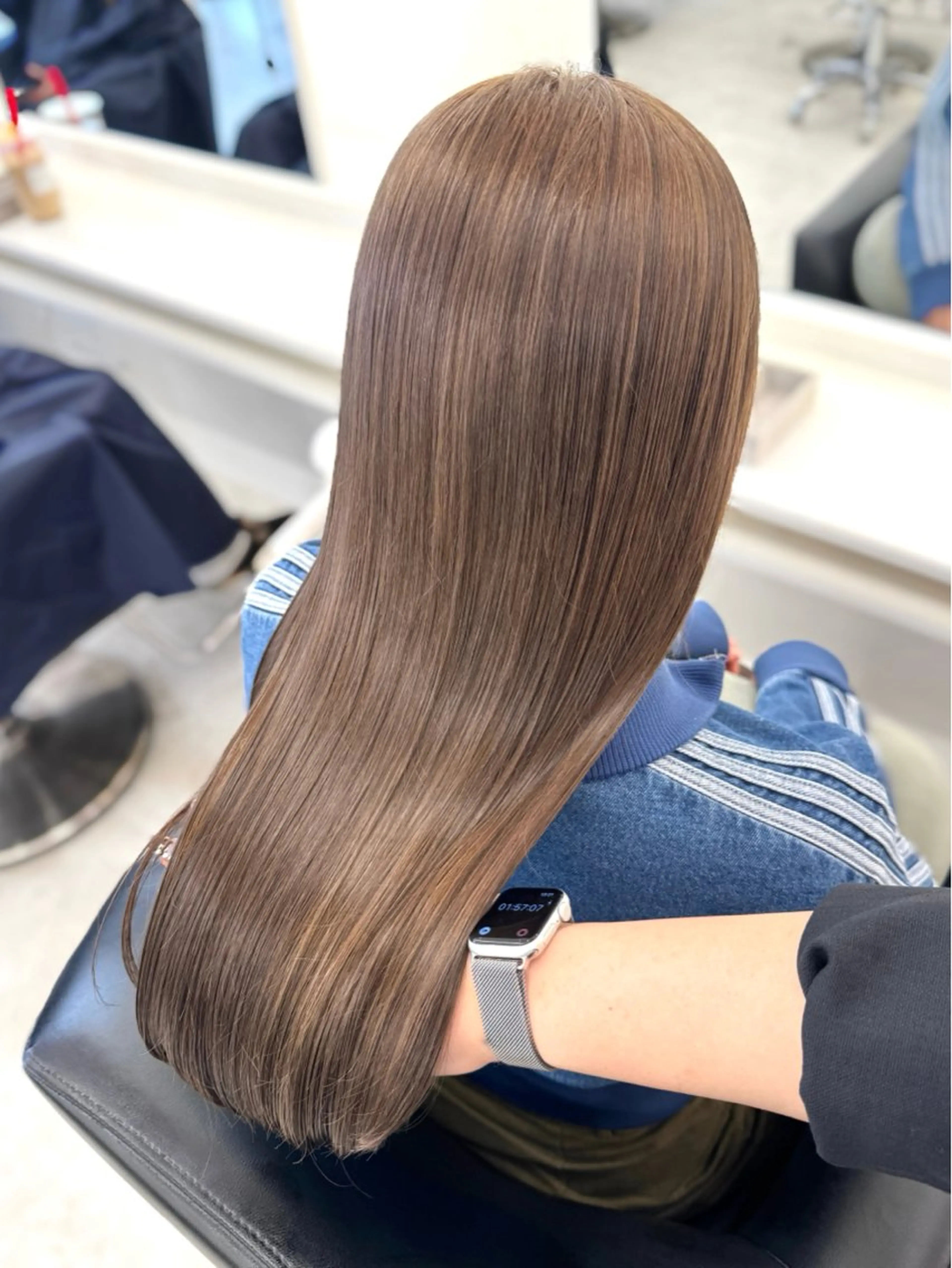 ロング カラー ヘアカラー ♡ParveMix NANO♡のヘアスタイル