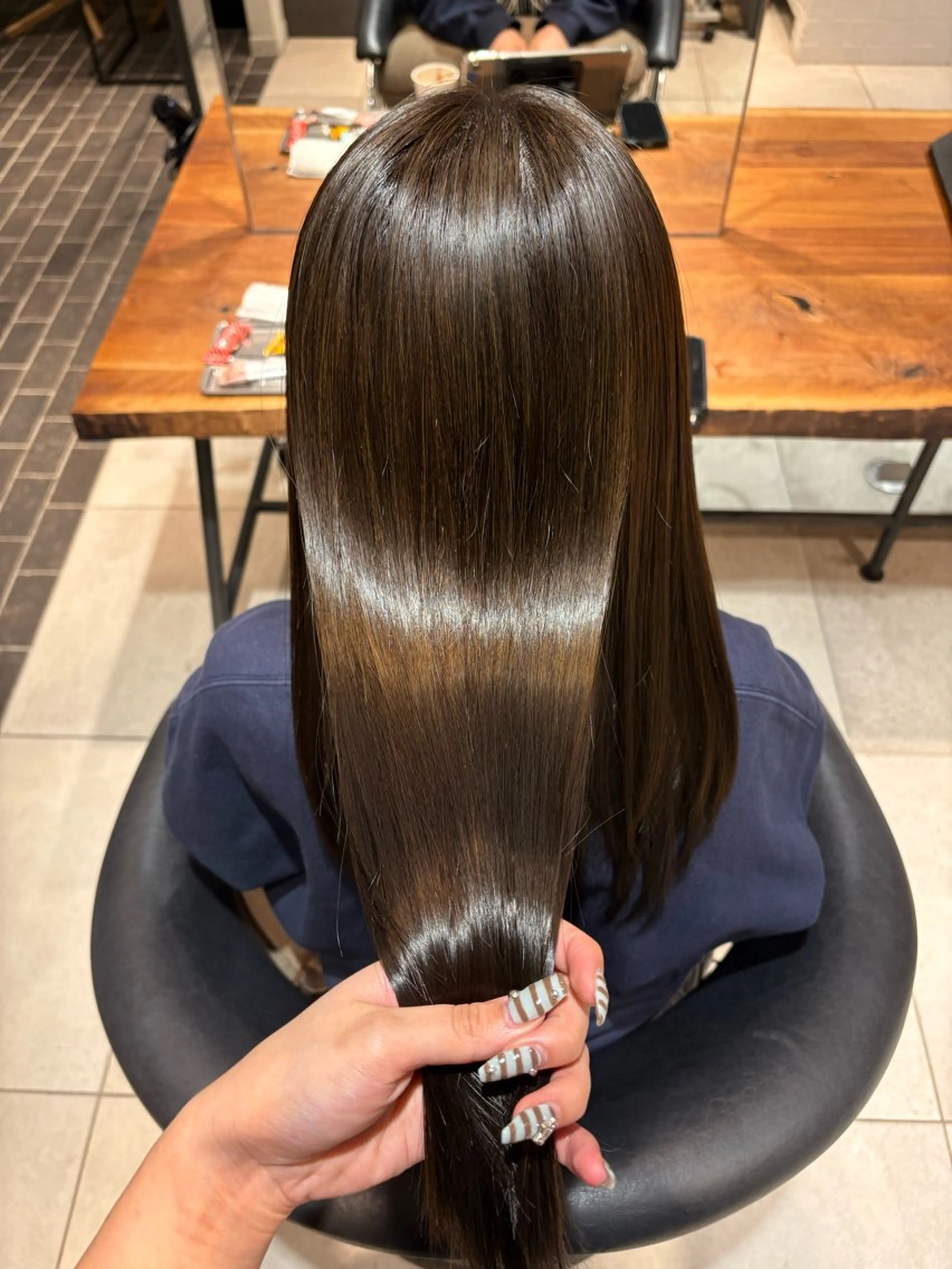 ロング ヘアカラー sweetroom藤沢所属・髪質改善✨透明感 カラー/大木南美のヘアスタイル