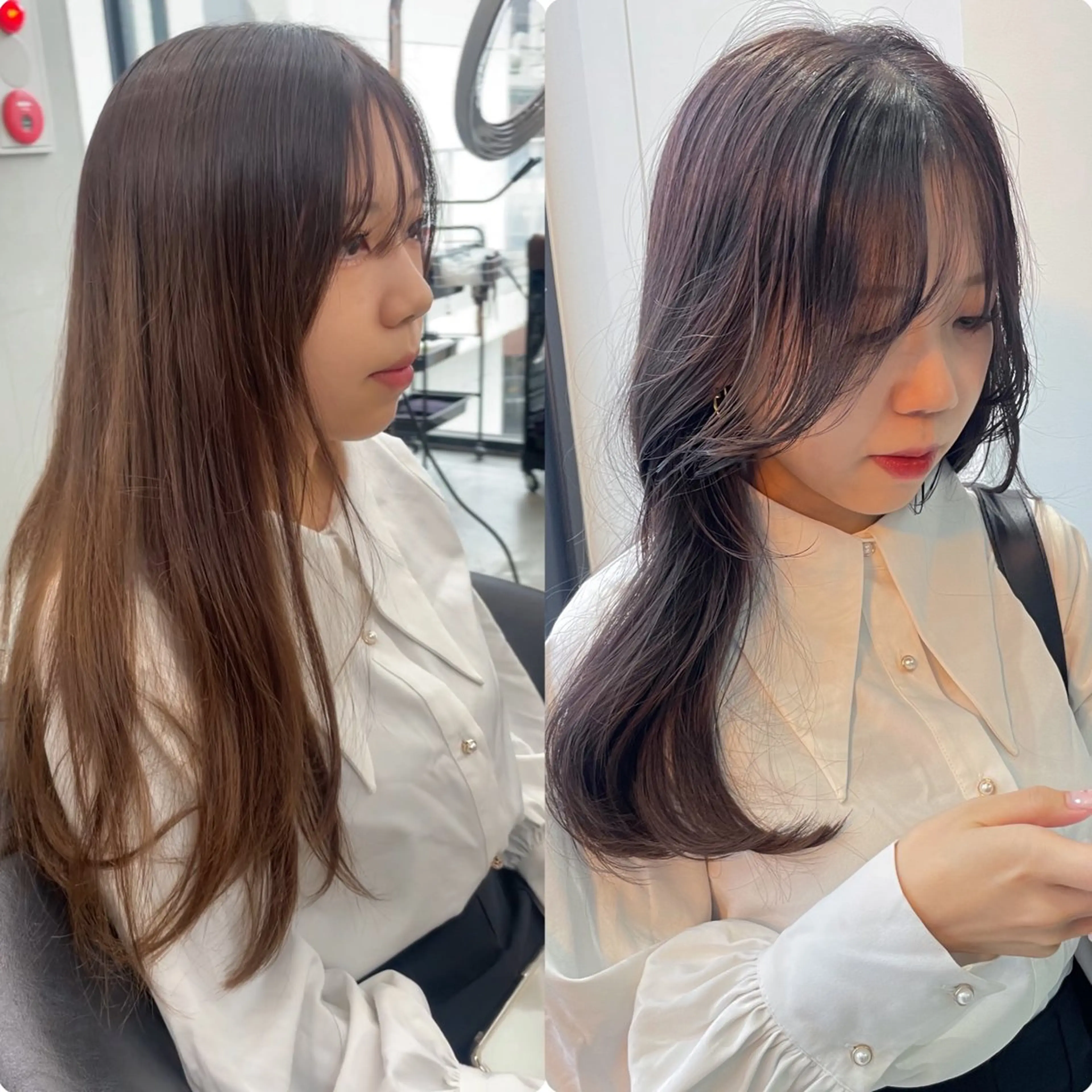 ミディアム 似合わせカット カット レイヤー/ブリーチ ♥️【木坂 桃歌】のヘアスタイル