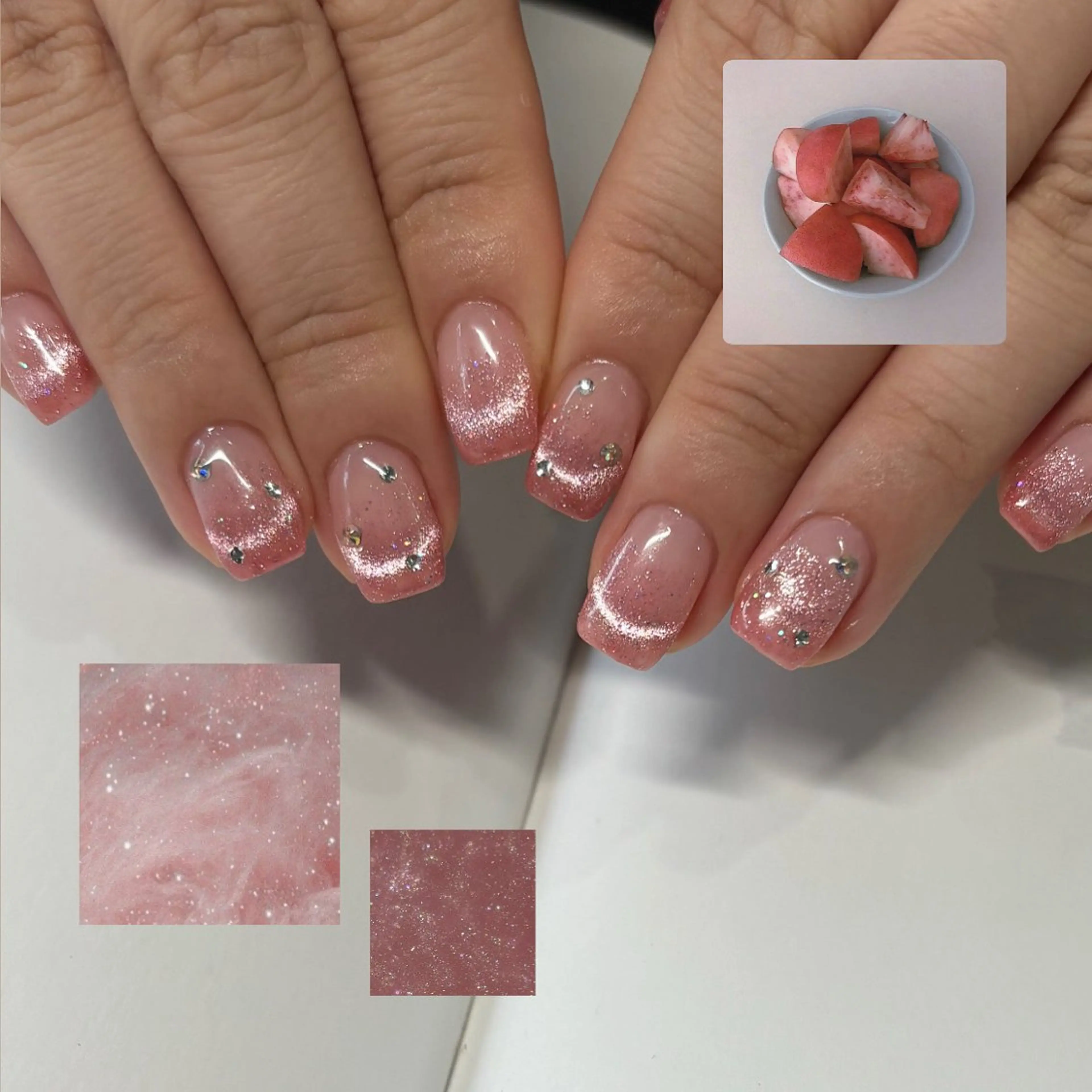 ネイル マグネットネイル ハンドネイル ネイルズシャトン🪡 ネイリスト齊藤のネイルデザイン