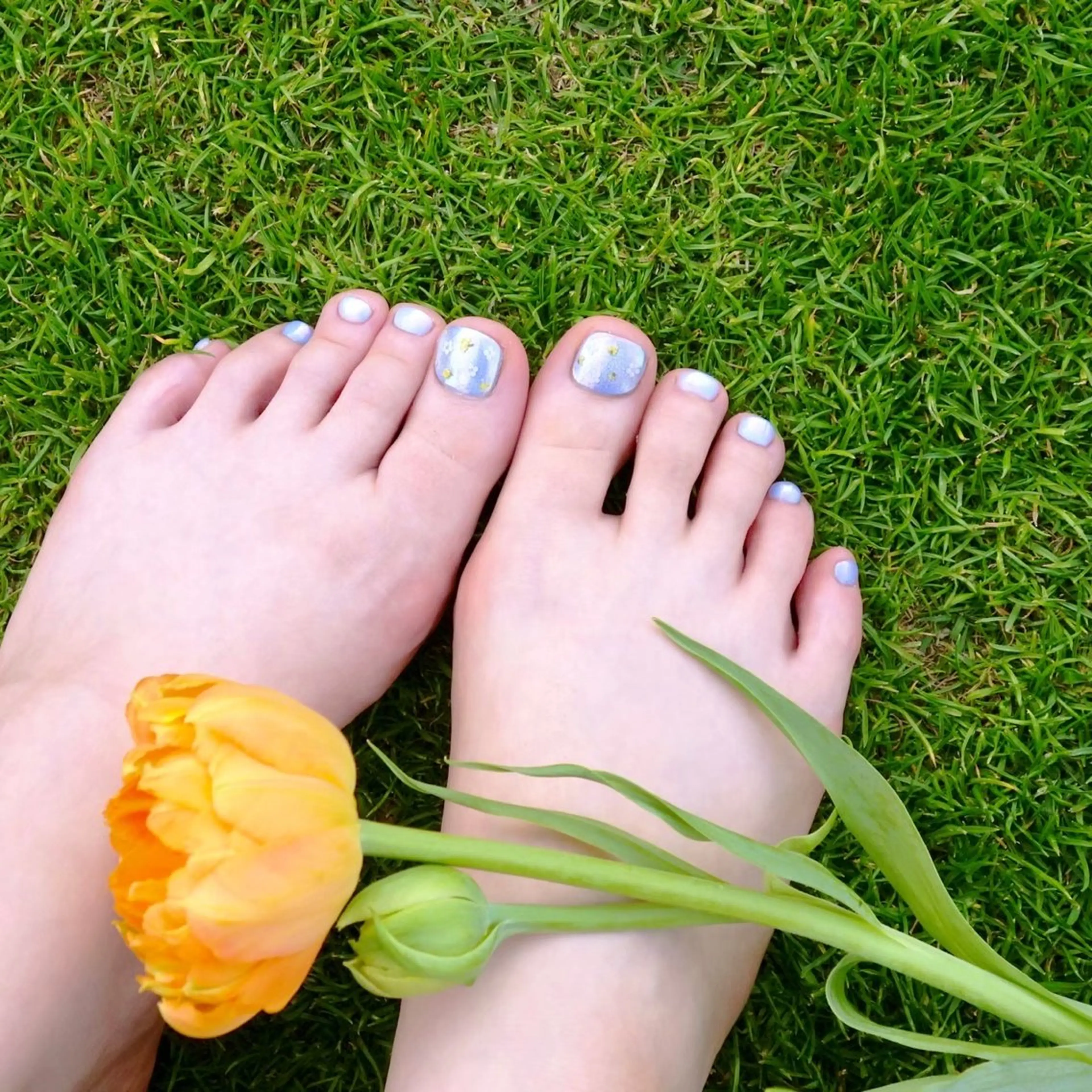 ネイル 0203ムニムサン 💙Mihoのネイルデザイン