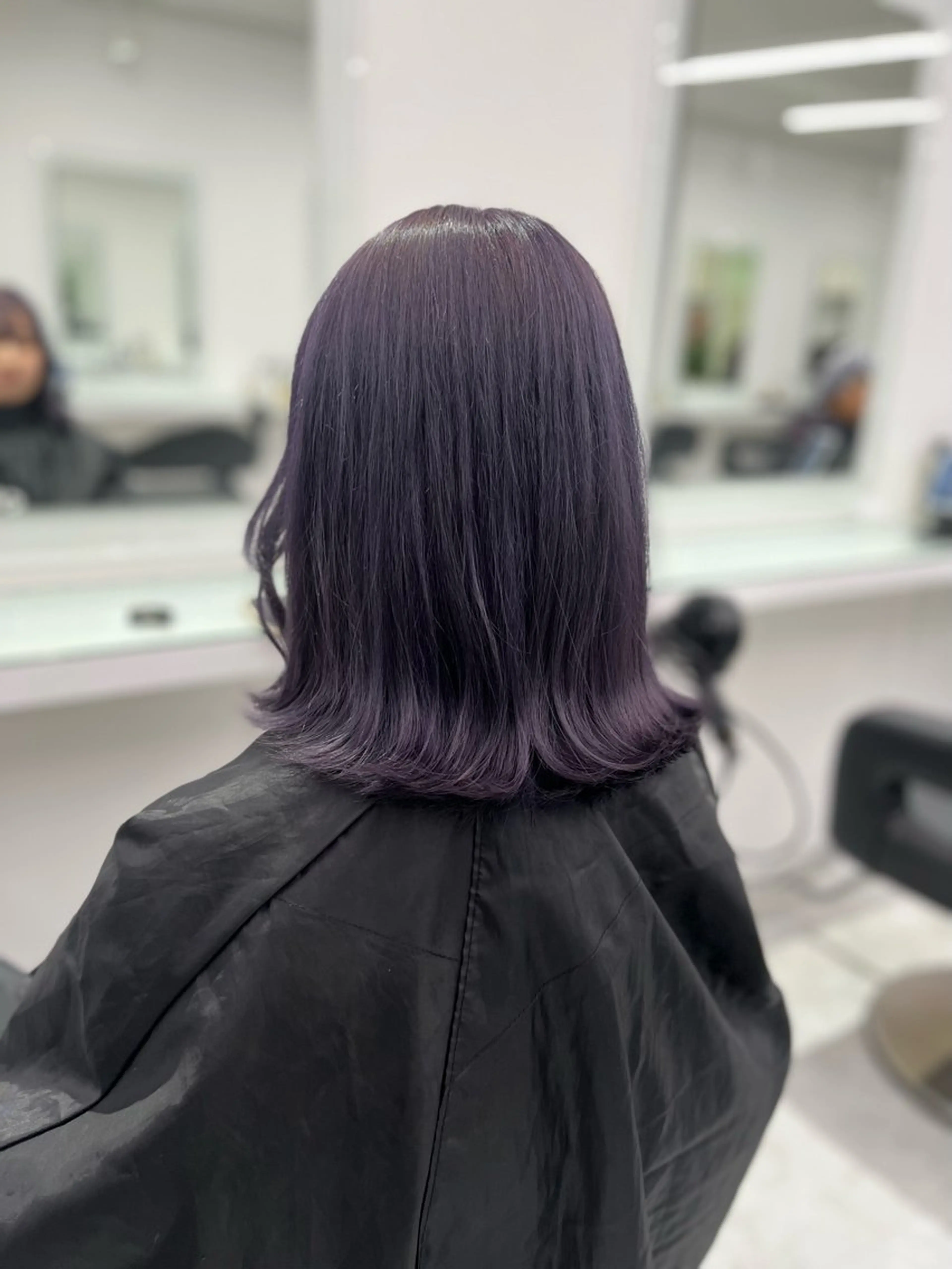 ミディアム カラー グレージュ ラベンダーカラー ラベンダーグレージュ ラベンダーグレー ヘアカラー 💖トレンド秋冬 カラー💖FUTAのヘアスタイル