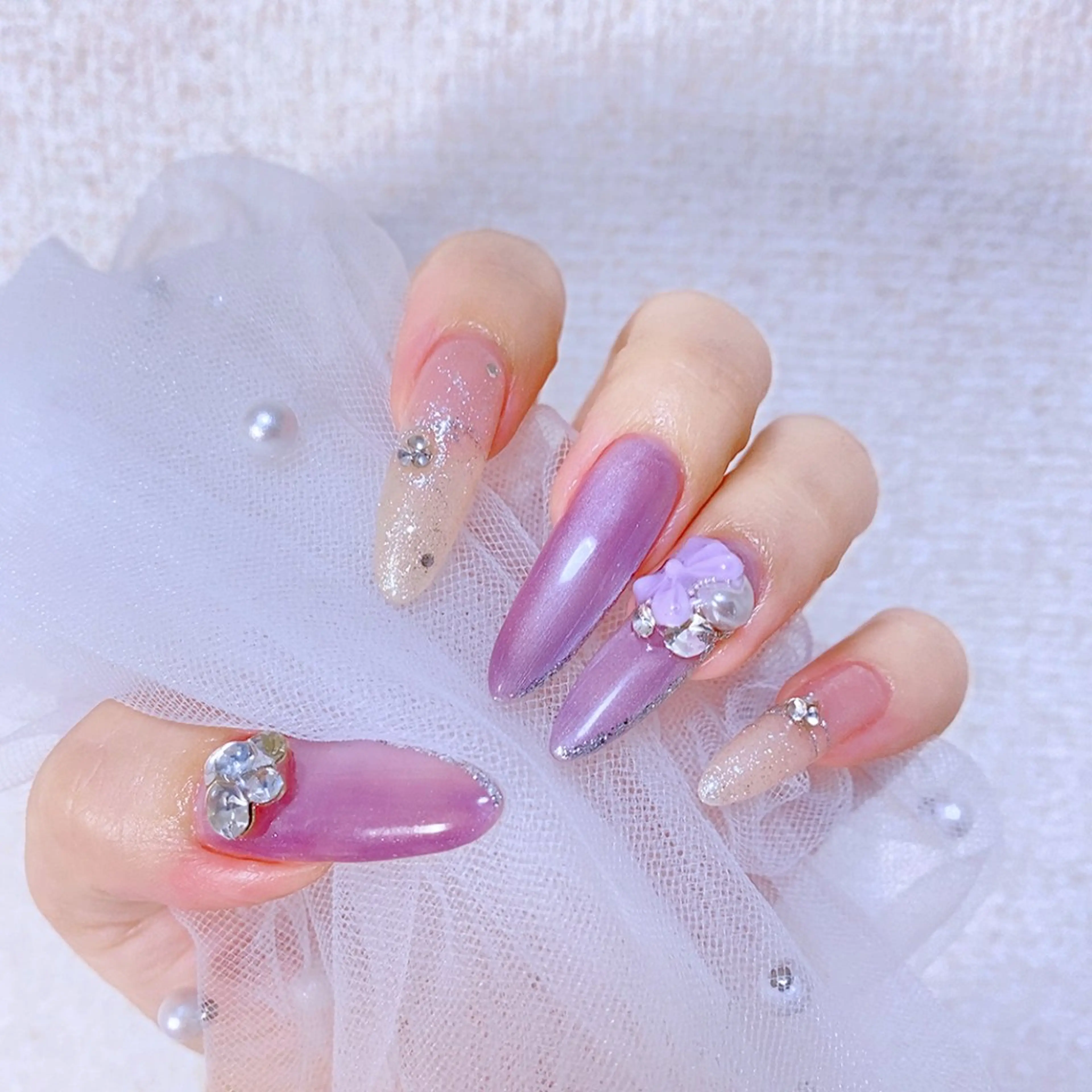 ネイル ニュアンスネイル 夏ネイル Nail Yunaのネイルデザイン
