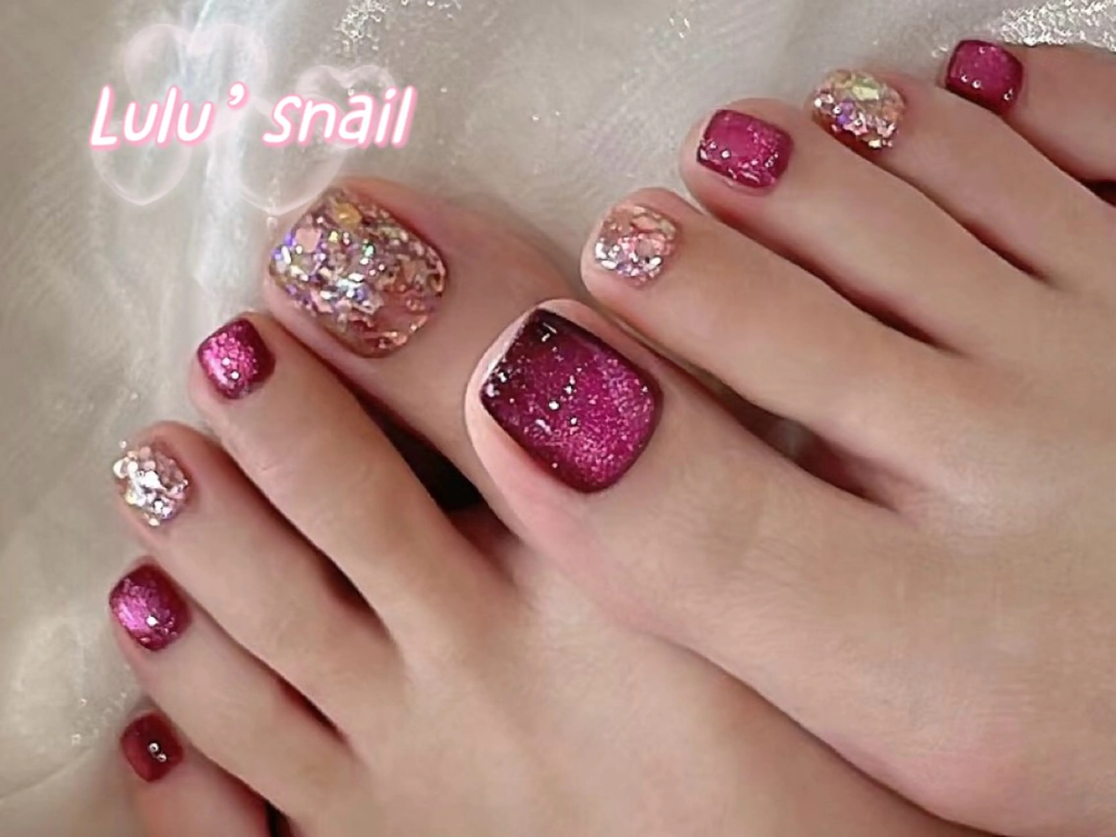 ネイル フットネイル マグネットネイル Candy nailのネイルデザイン