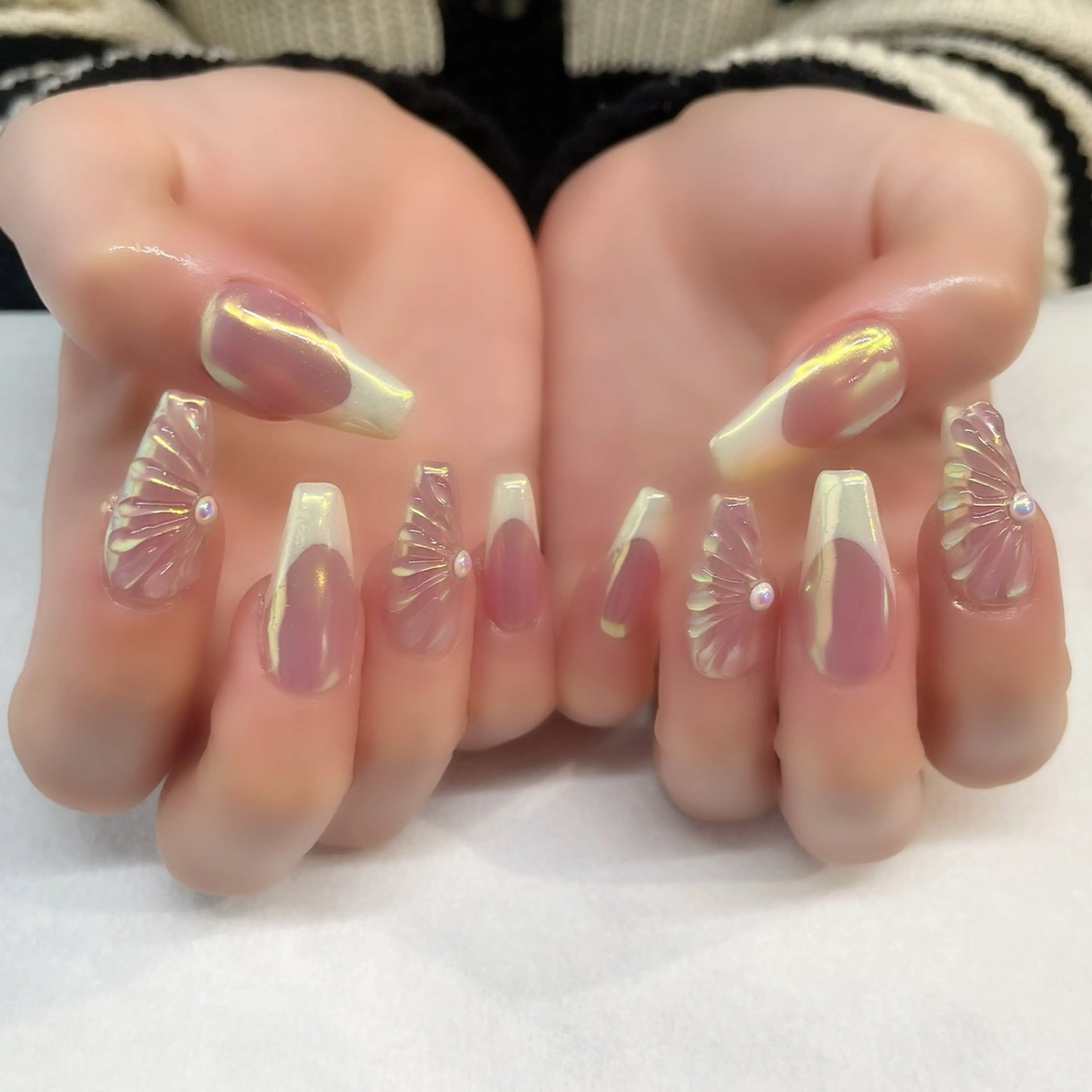 ネイル ハンドネイル 💎🐰 saki. m 🐰💎のネイルデザイン