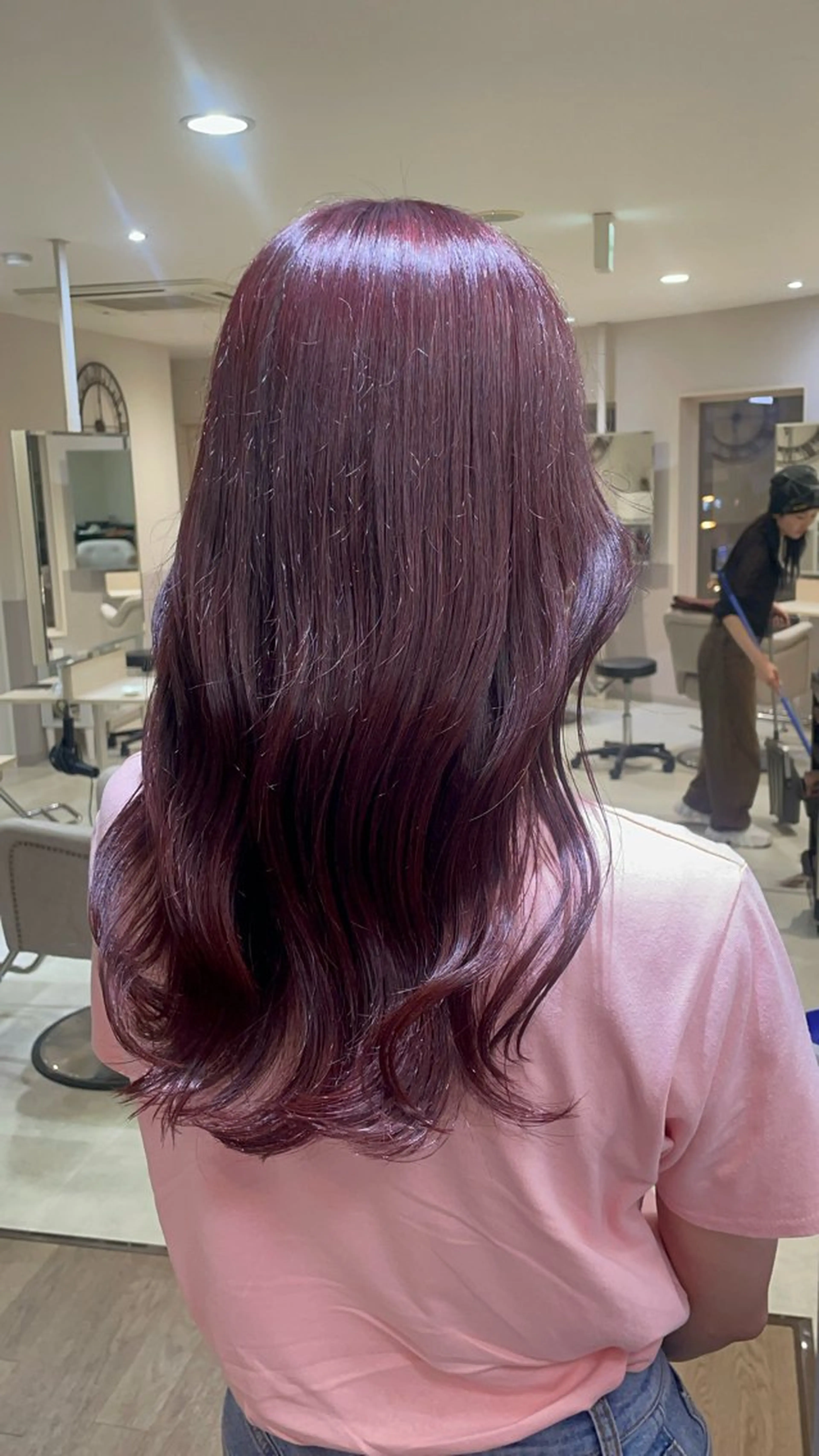 ロング カラー カット ヘアカラー トリートメント ayano / 透明感・くすみカラーのヘアスタイル