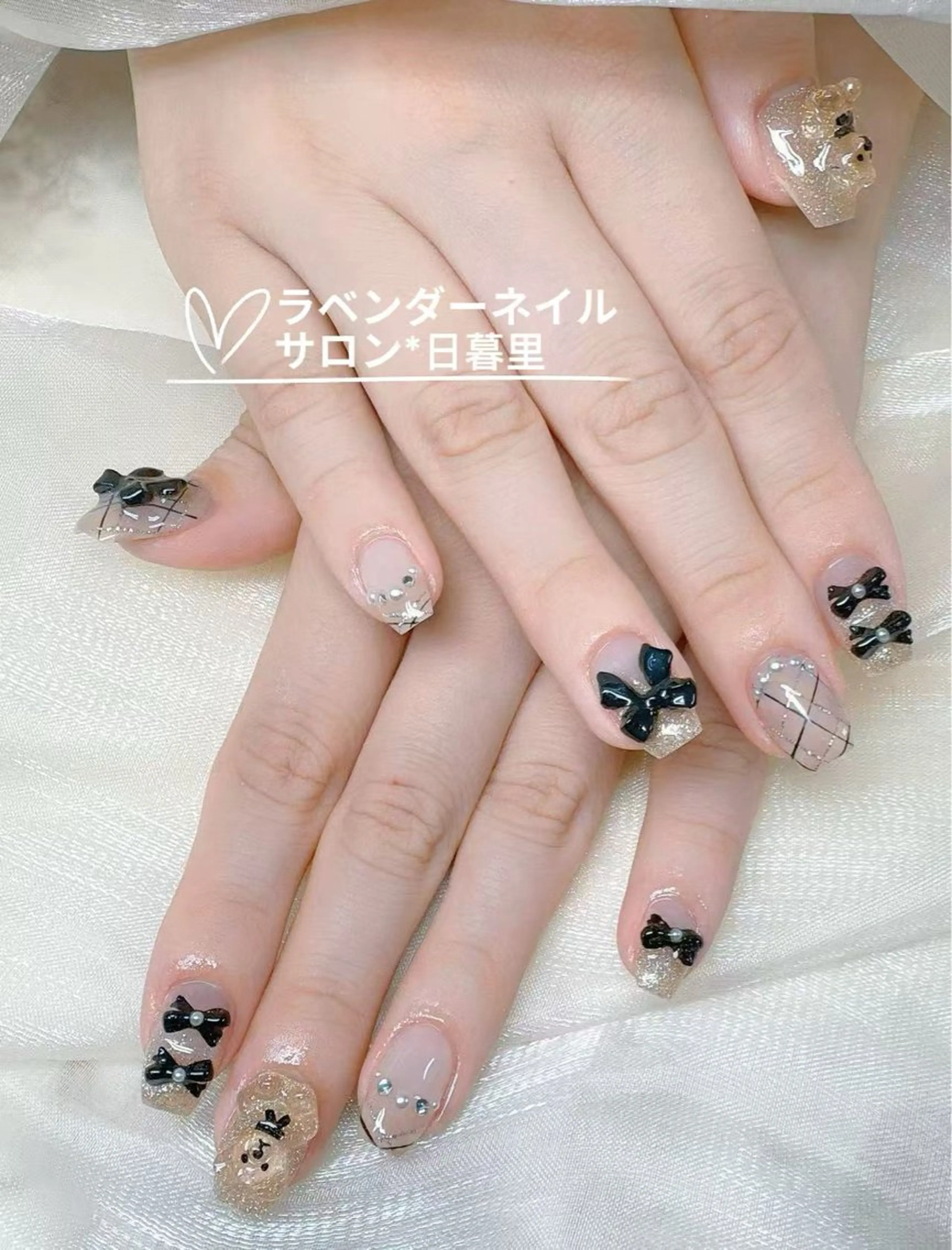 ネイル ラベンダー💖日暮里 ルル💖ネイルのネイルデザイン