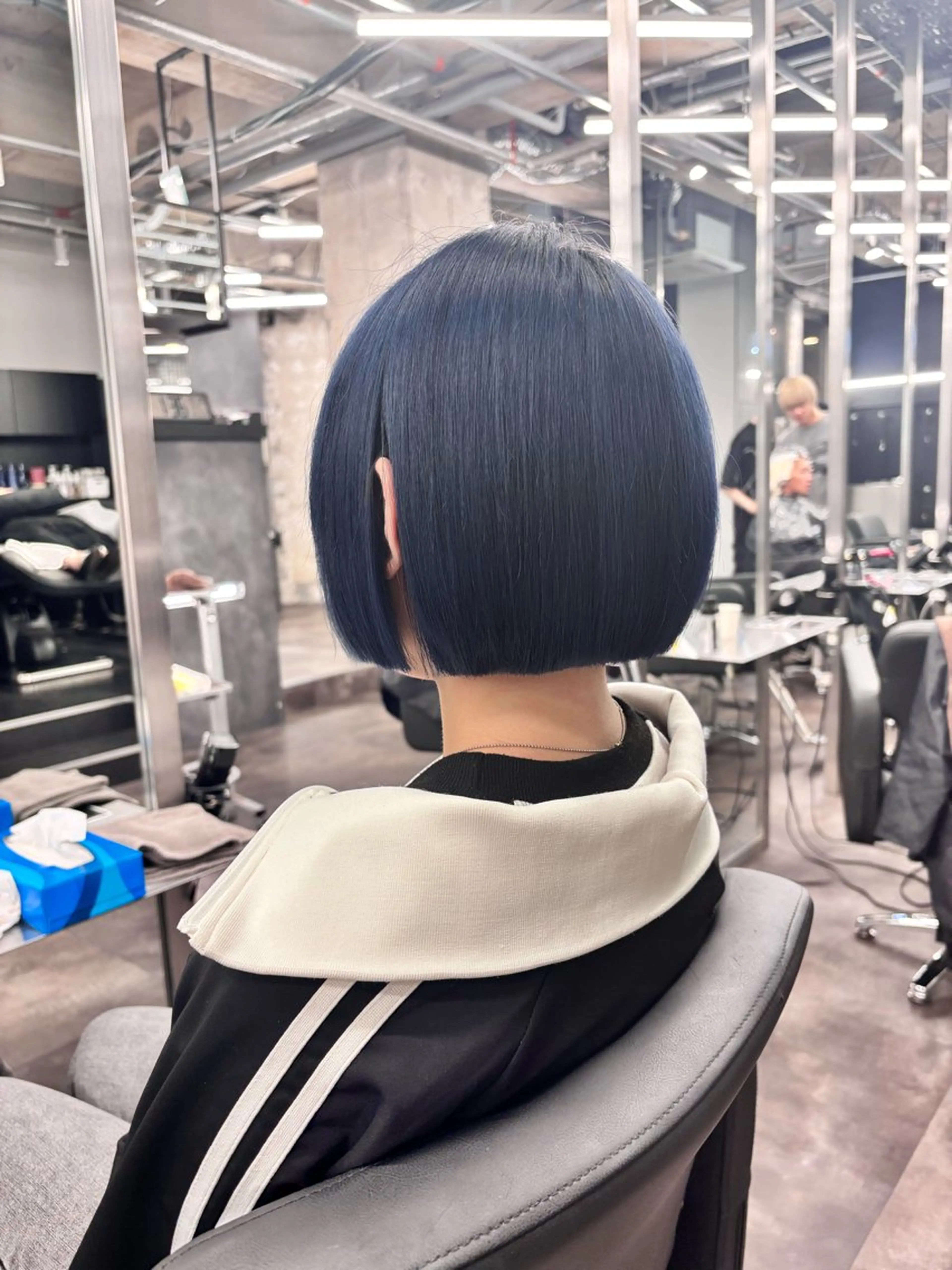 ショート 切りっぱなしボブ ボブ GARTE所属・ゲンキ /カットモデル募集のヘアスタイル