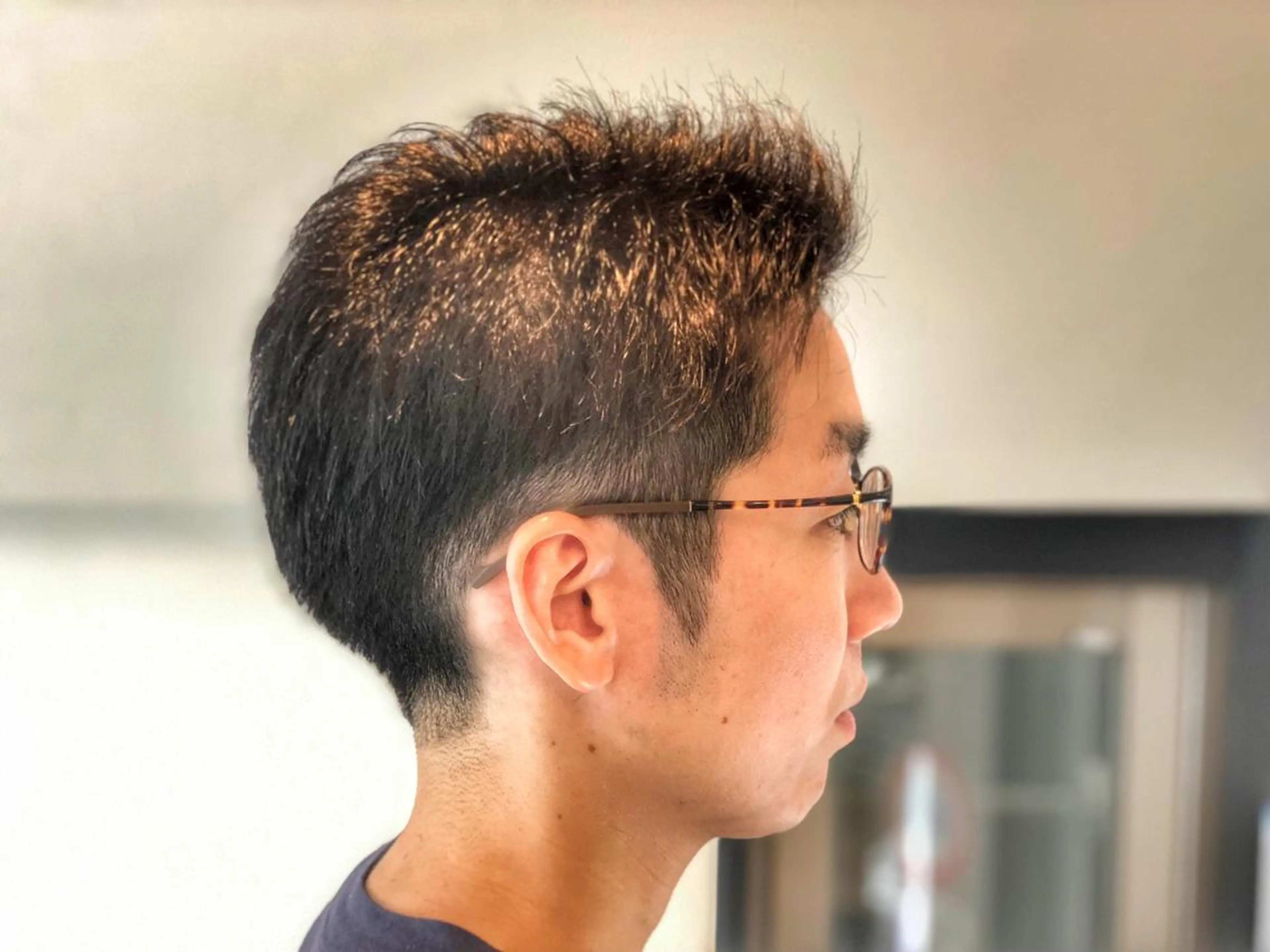 ショート メンズ 美髪矯正 Rioのヘアスタイル