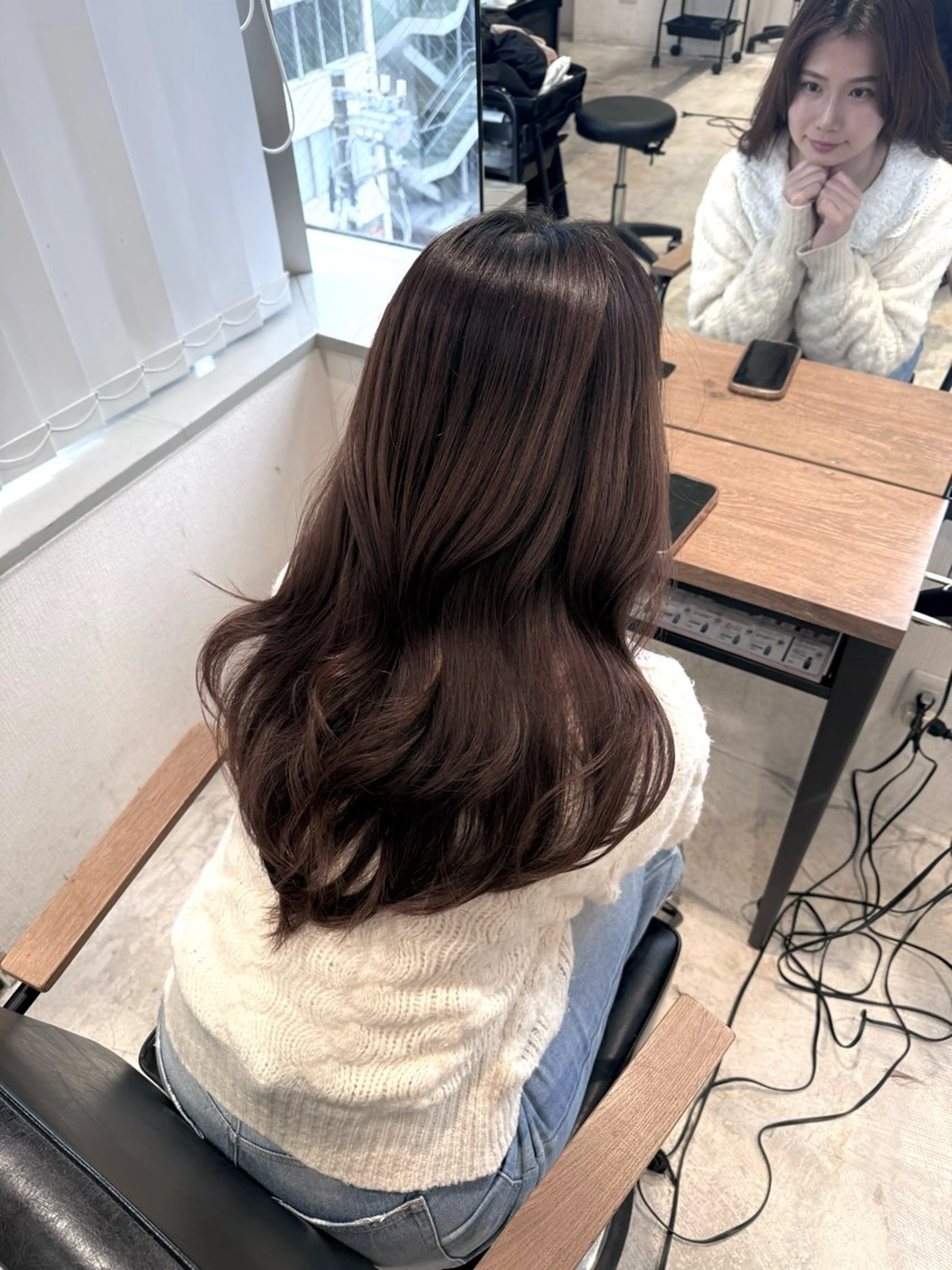 セミロング カラー パーマ ヘアアレンジ カット ヘアカラー トリートメント ヘアセット パク・ボミン小野リエ 韓国ハーフ🦊のその他イメージ
