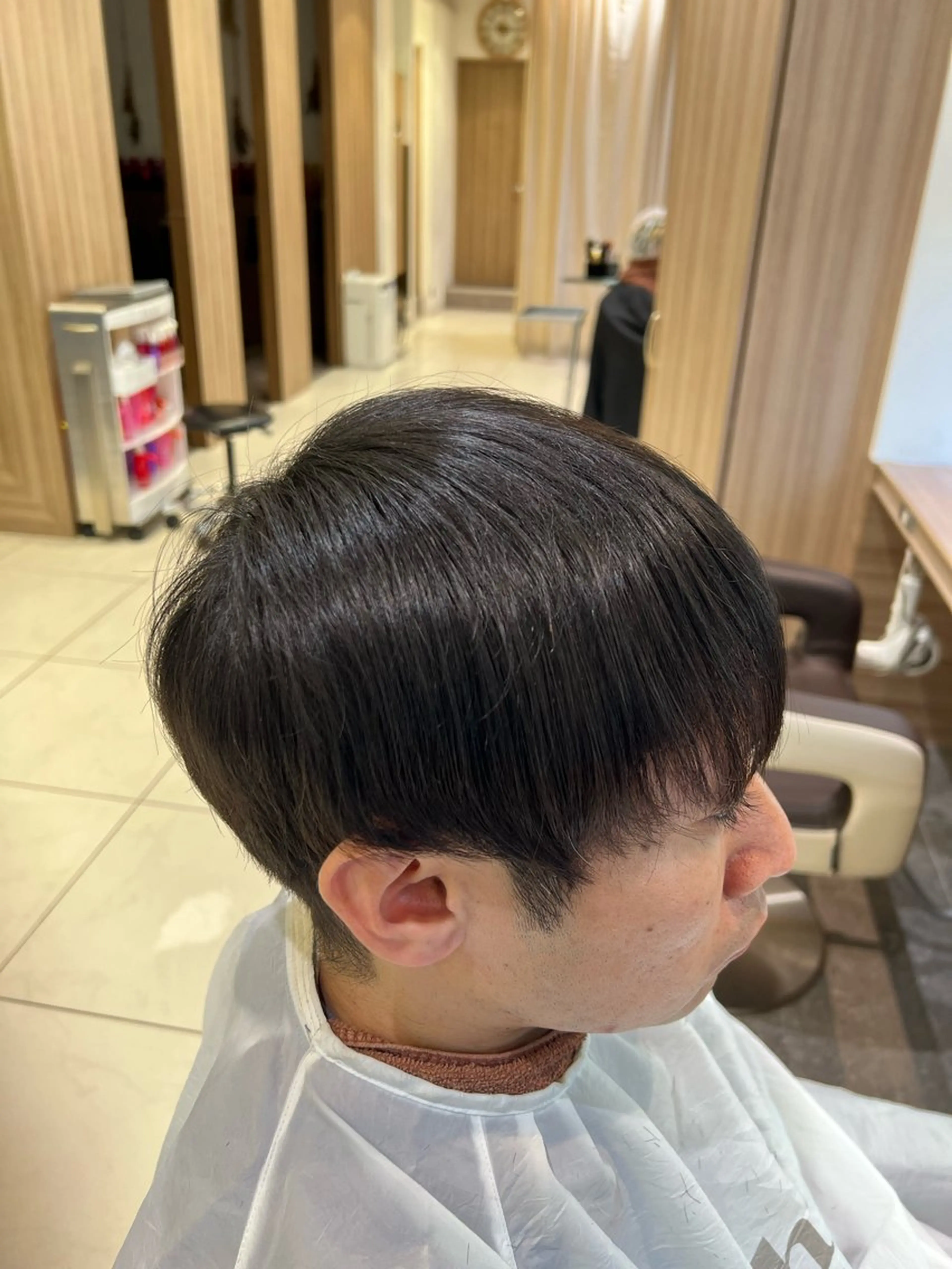 ショート パーマ メンズ カット 縮毛矯正 SENA 再現性 パーマと縮毛矯正のヘアスタイル