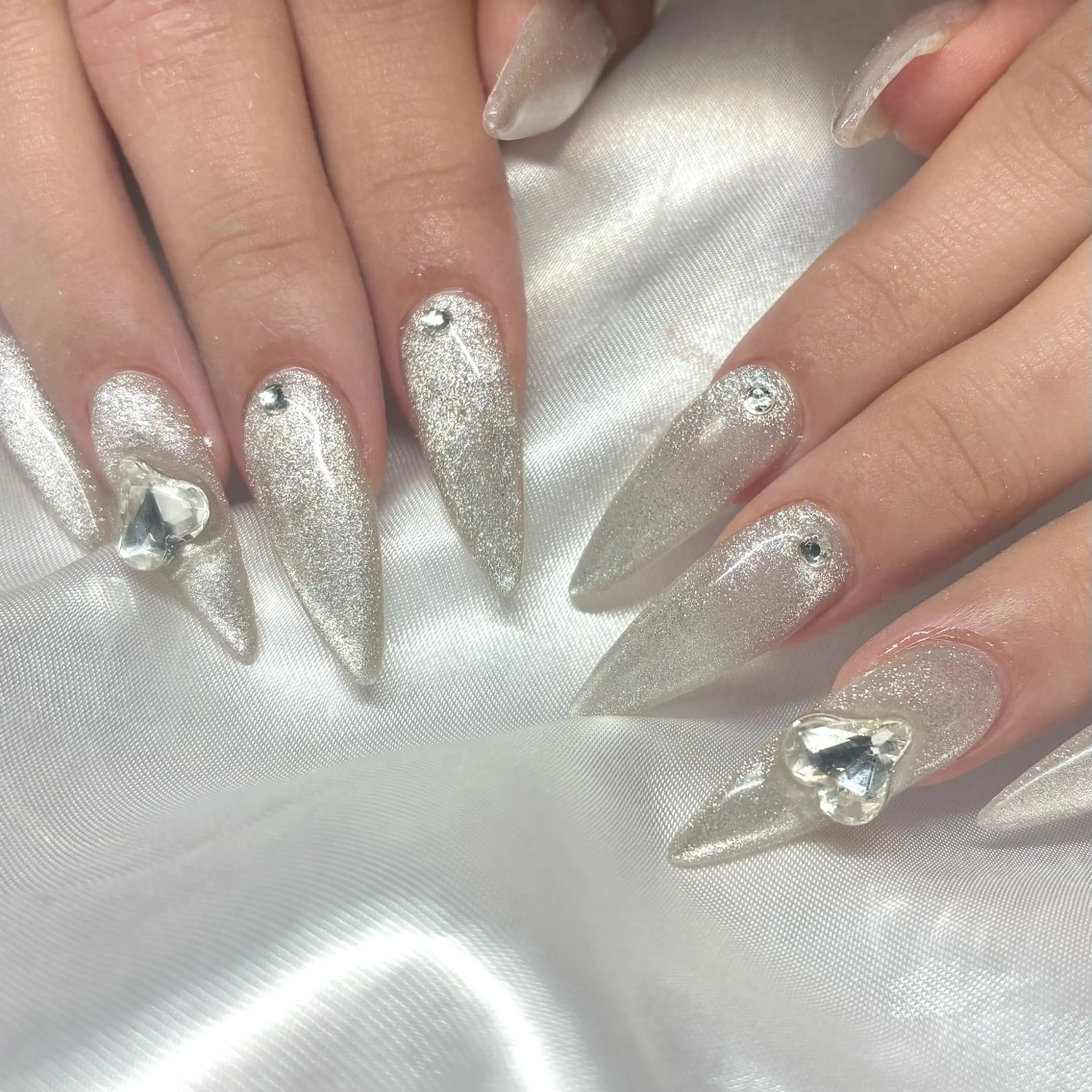 ネイル ジェルネイル マグネットネイル ハンドネイル Nail ヌシん家 AKANEのネイルデザイン
