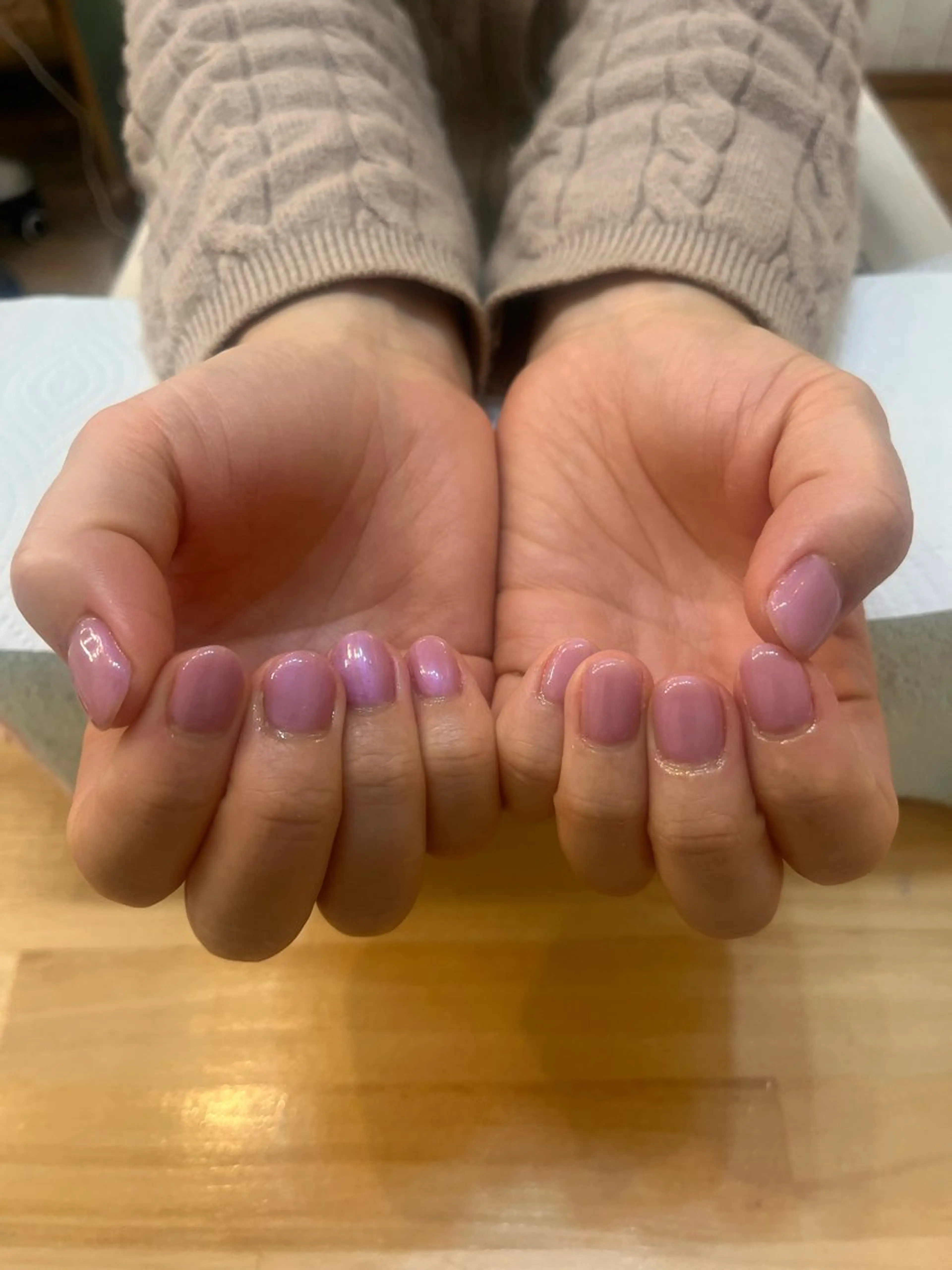 ネイル ワンカラーネイル nailAlaia 妙典店   アイリのネイルデザイン