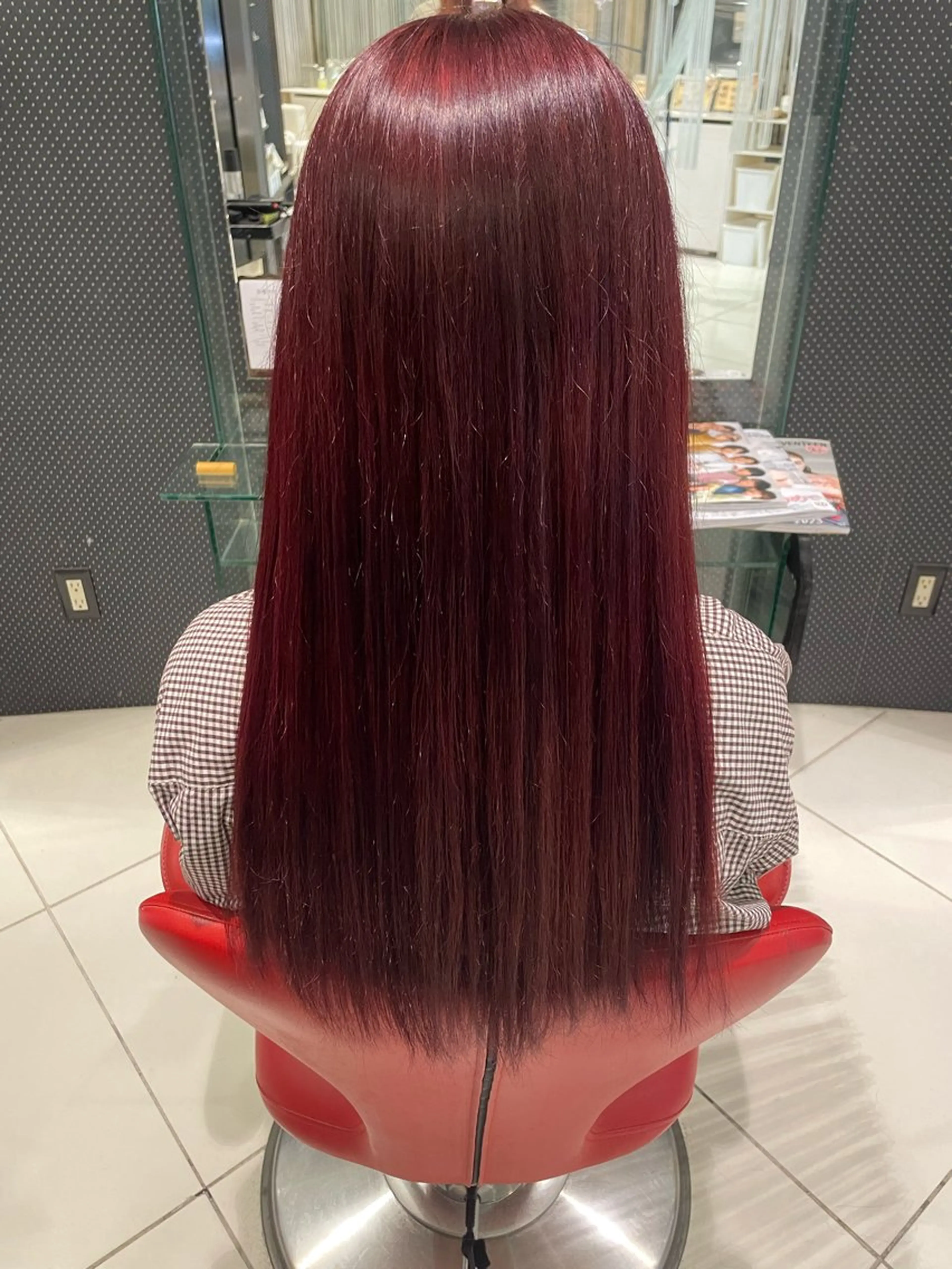 ロング カラー 水谷 亮太のヘアスタイル