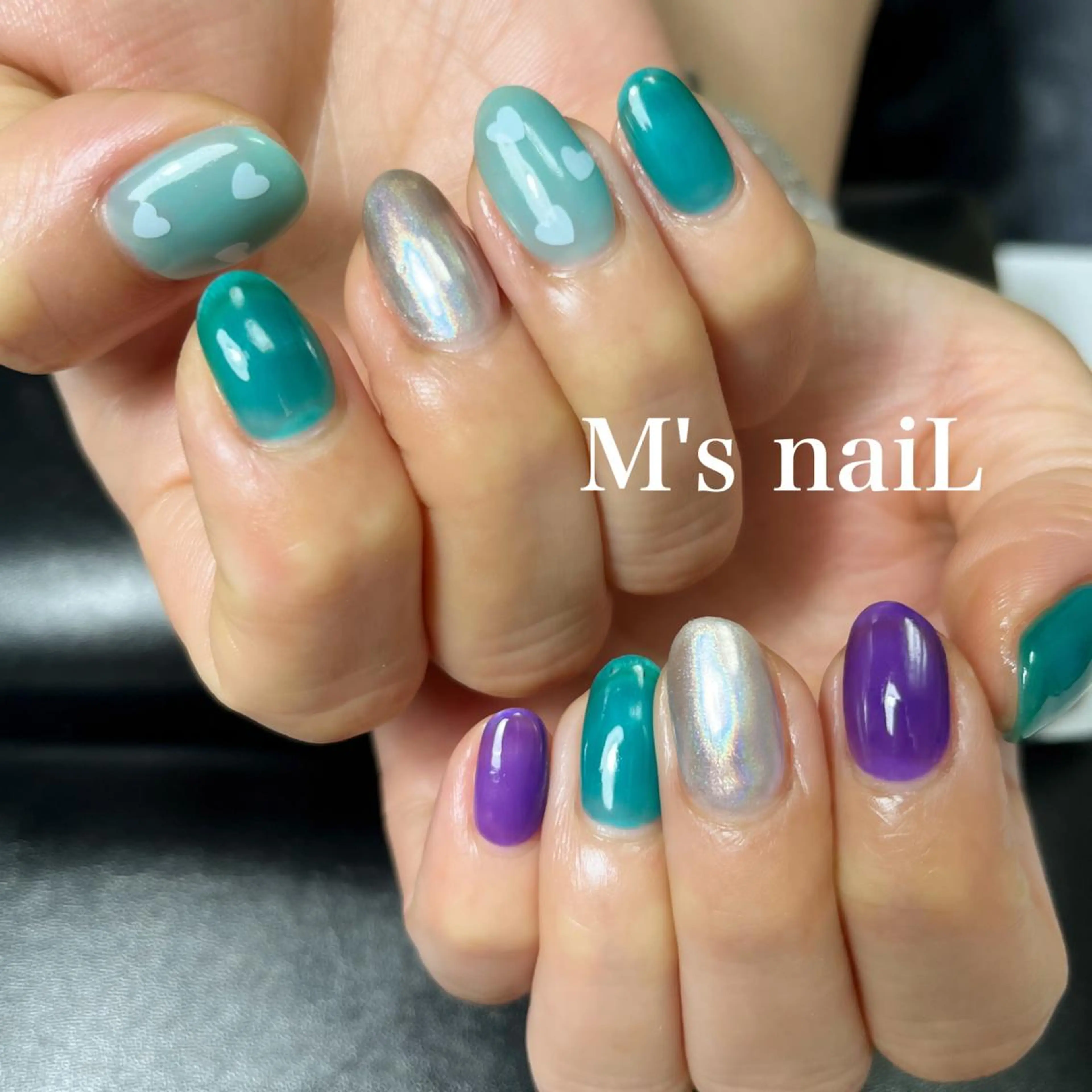 ネイル ワンカラーネイル ハンドネイル M's  naiL  大井町駅徒歩5分　新規ネイルサロン所属・M's  nailL エムズネイルのネイルデザイン